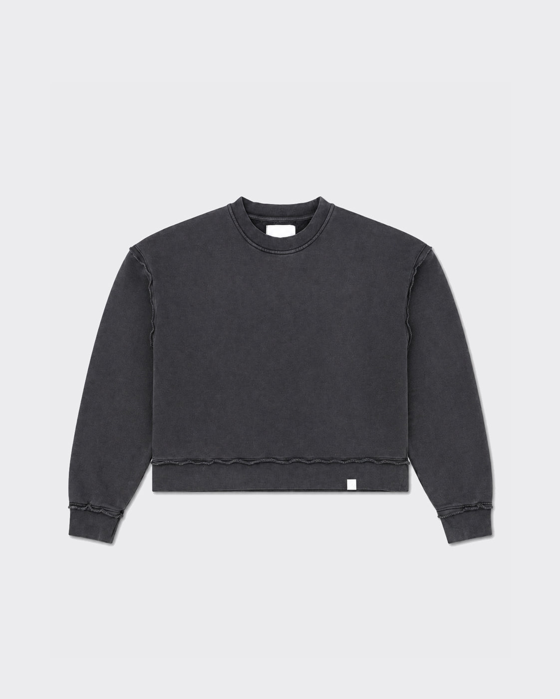 Felpa Girocollo Redcliff Washed Nera