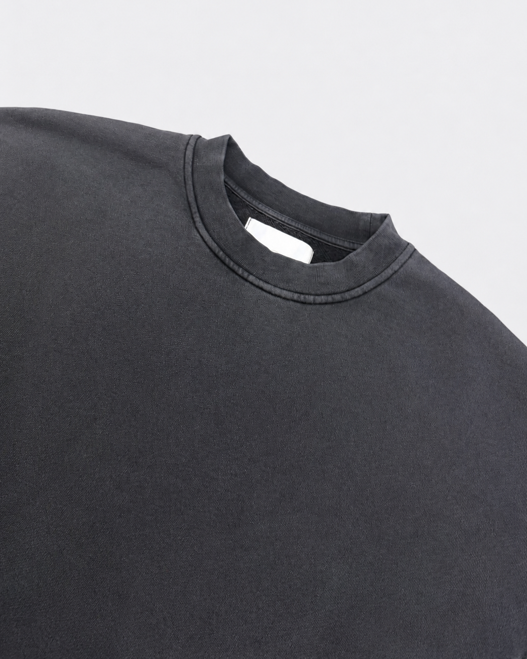 Felpa Girocollo Redcliff Washed Nera
