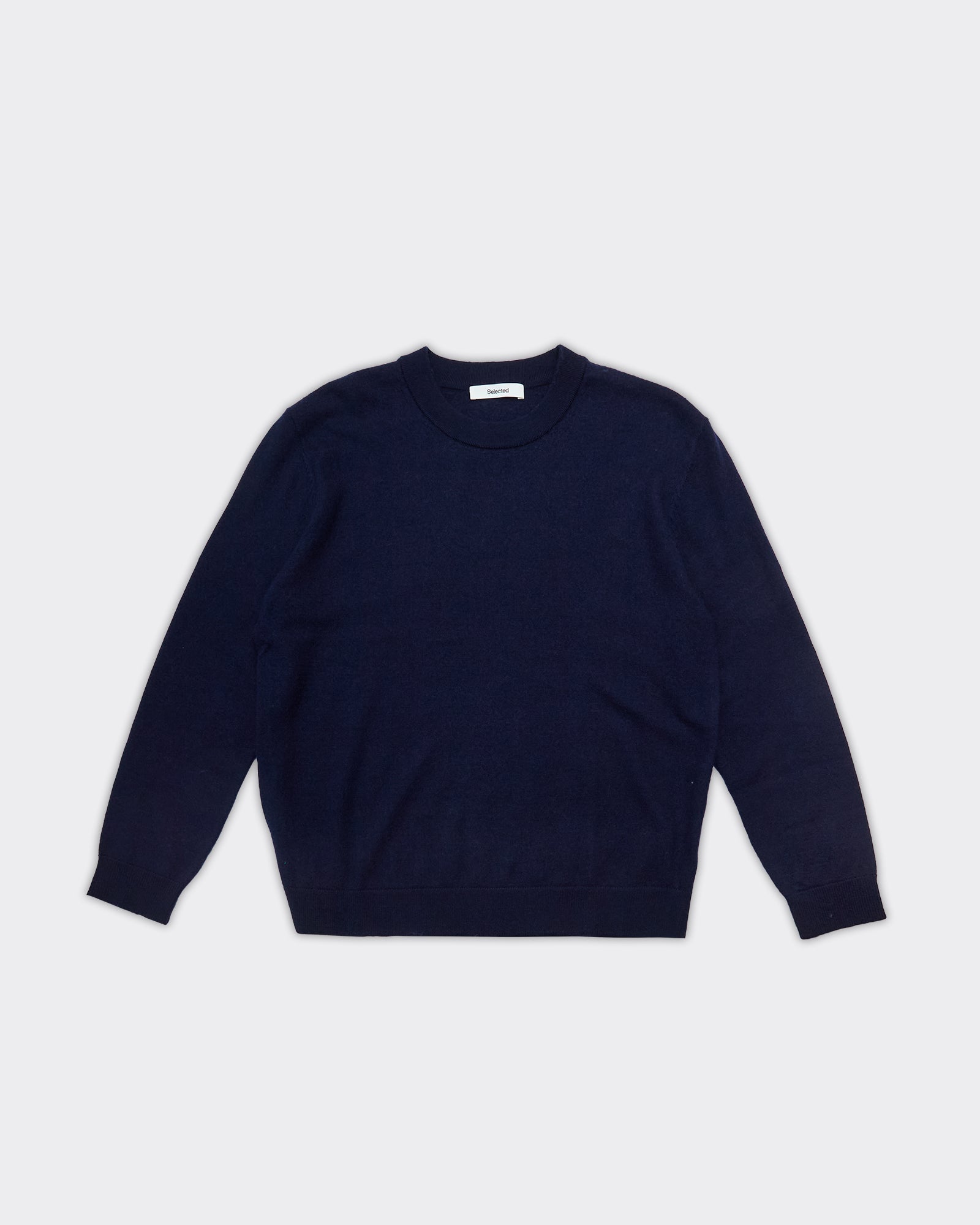 Maglione Relaxed Tray Merino Brushed Navy Blazer