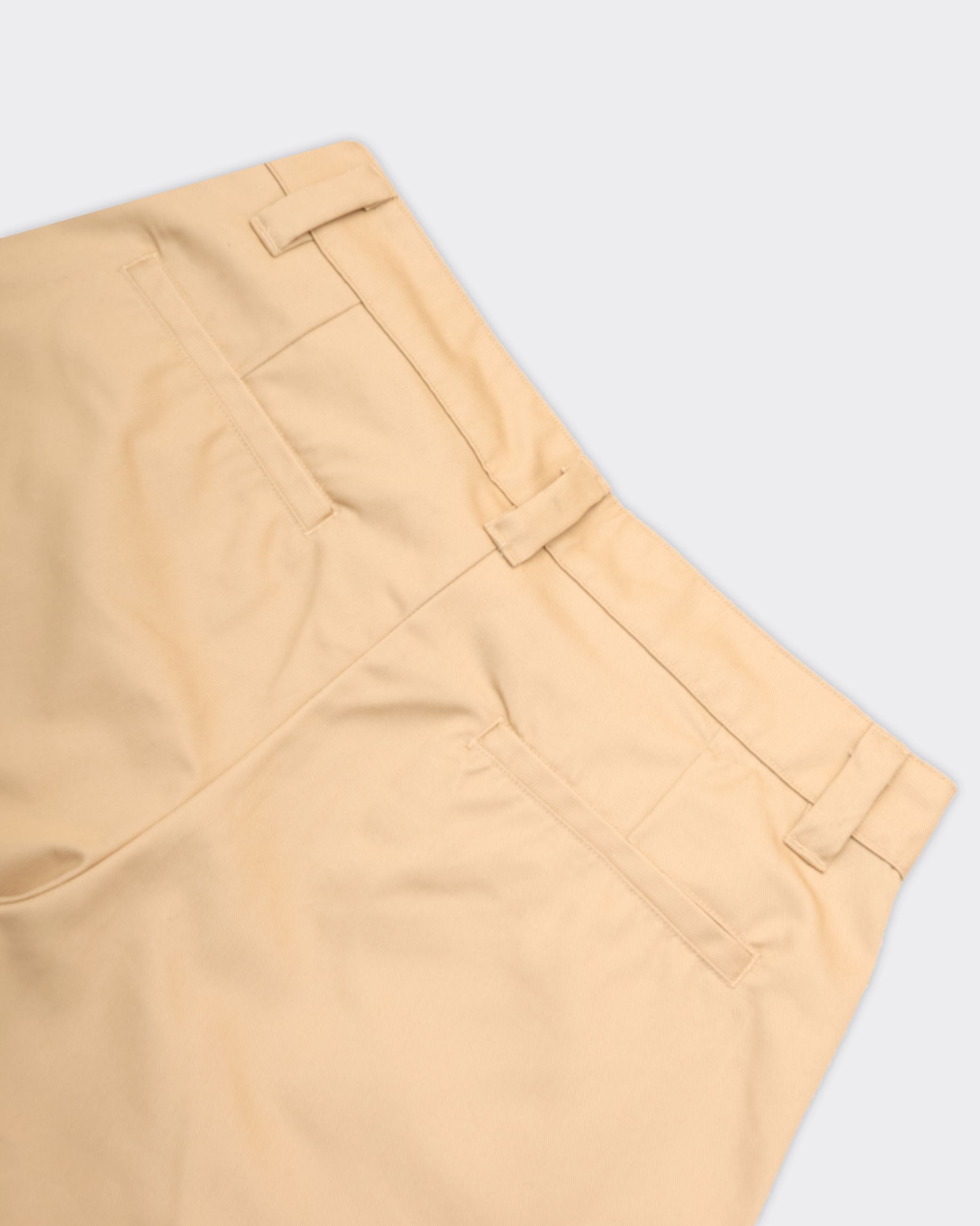 Pantalone Straight Hem Beige