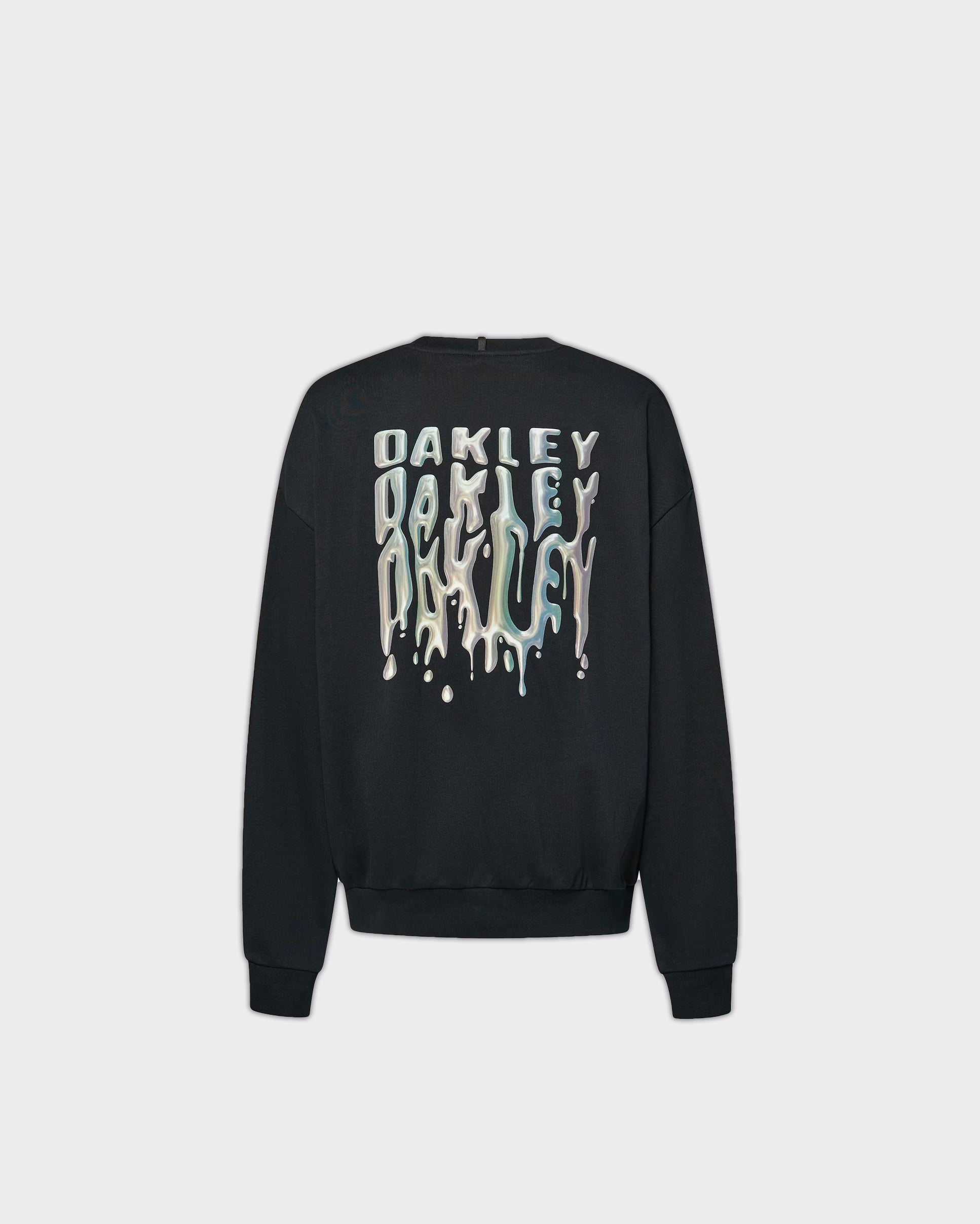 Felpa Crewneck Stacked Metal Nero