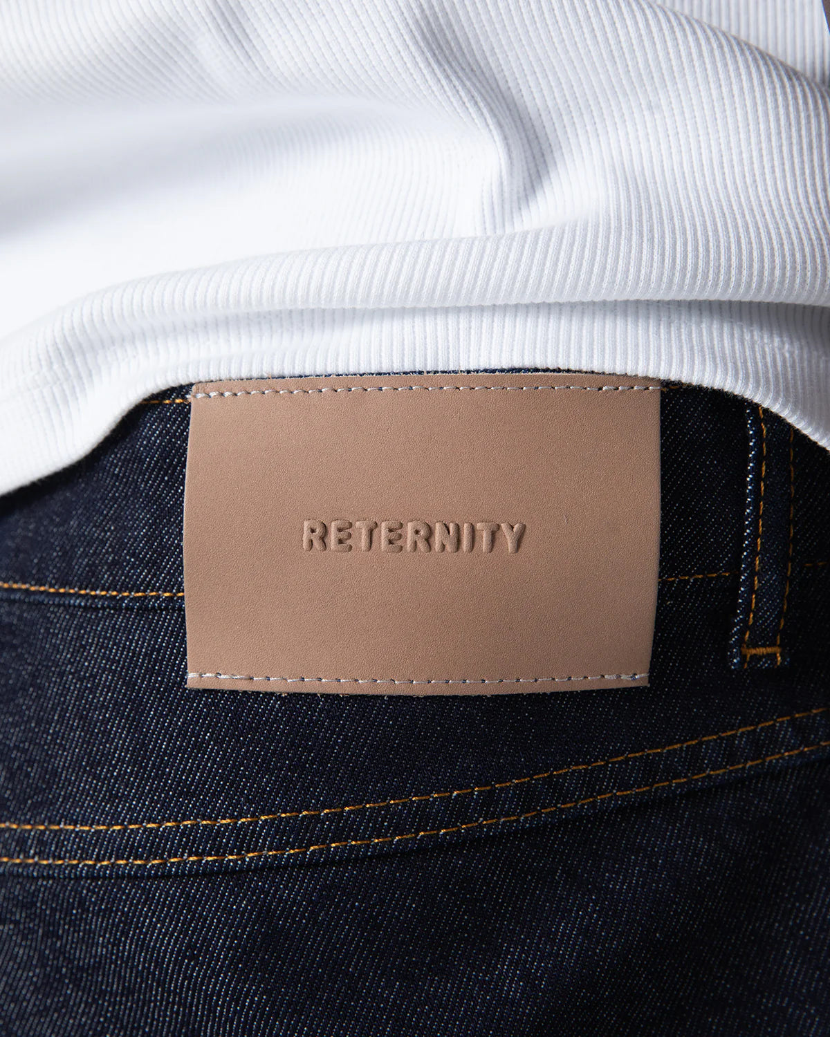 Jeans Essential Straight Fit Denim Raw Indigo