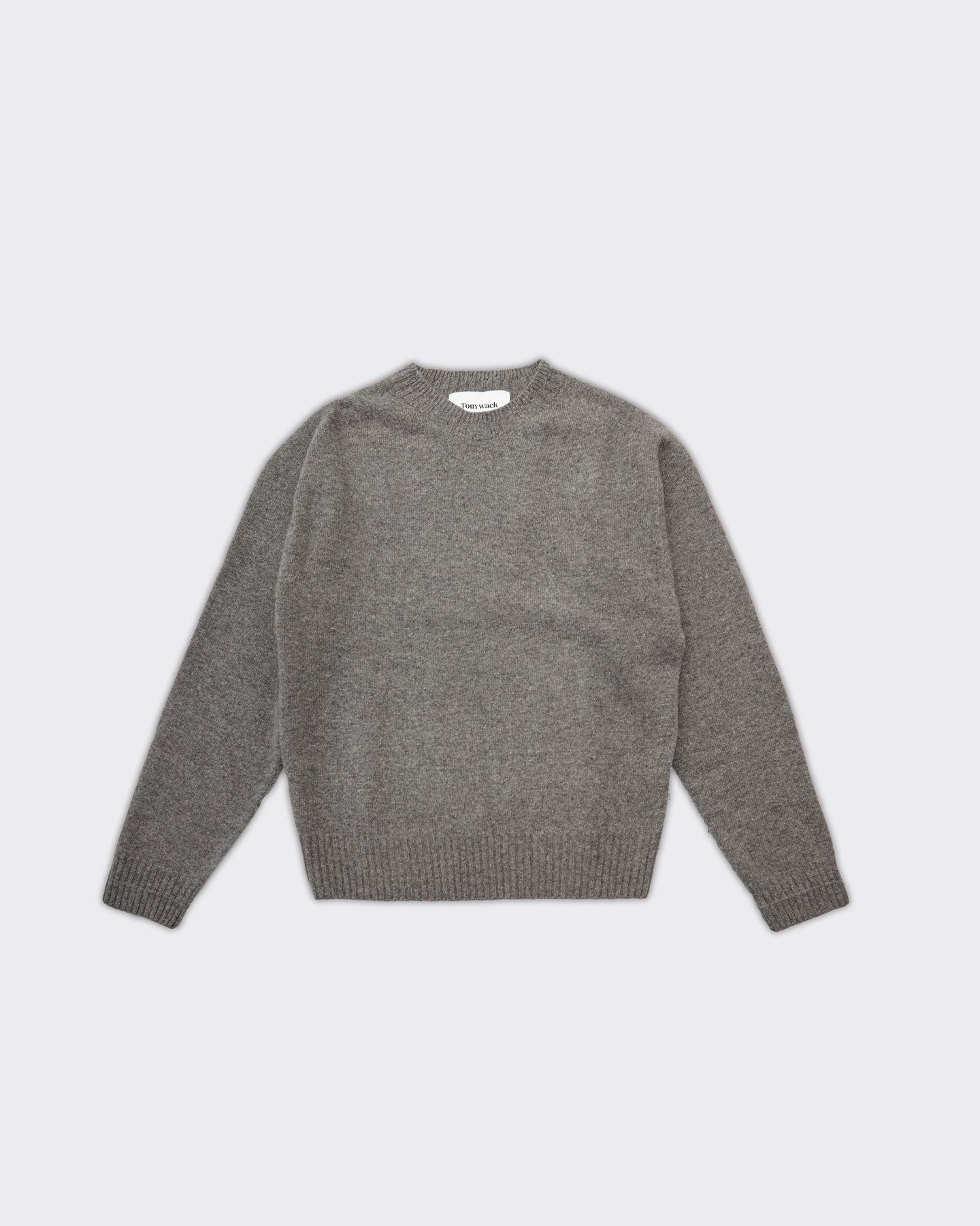 Maglione Grigio CASHMERE SADDLE NECK Grigio