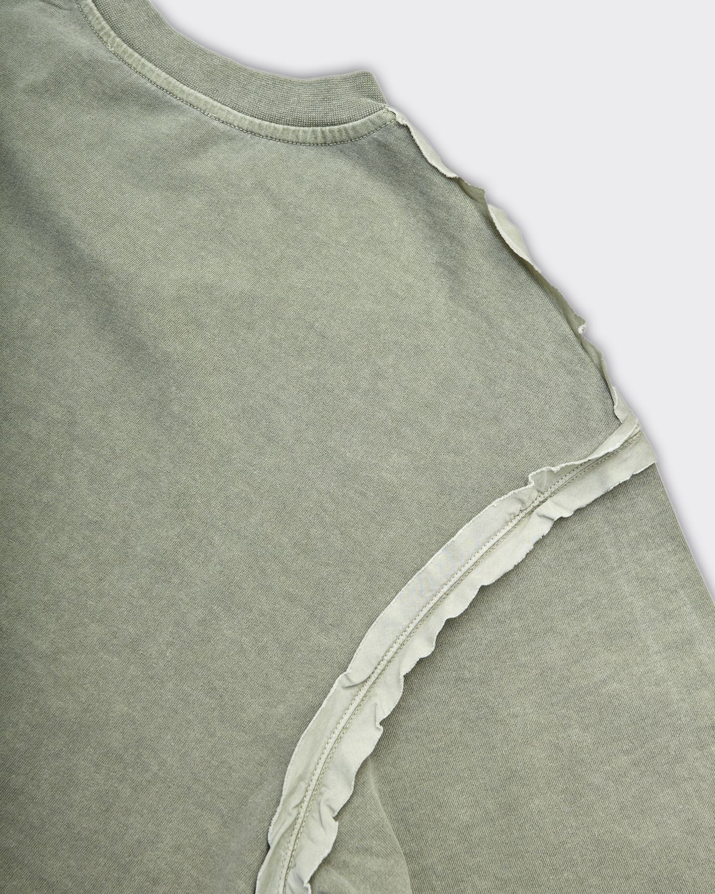 T-Shirt Facade Verde/Grigia