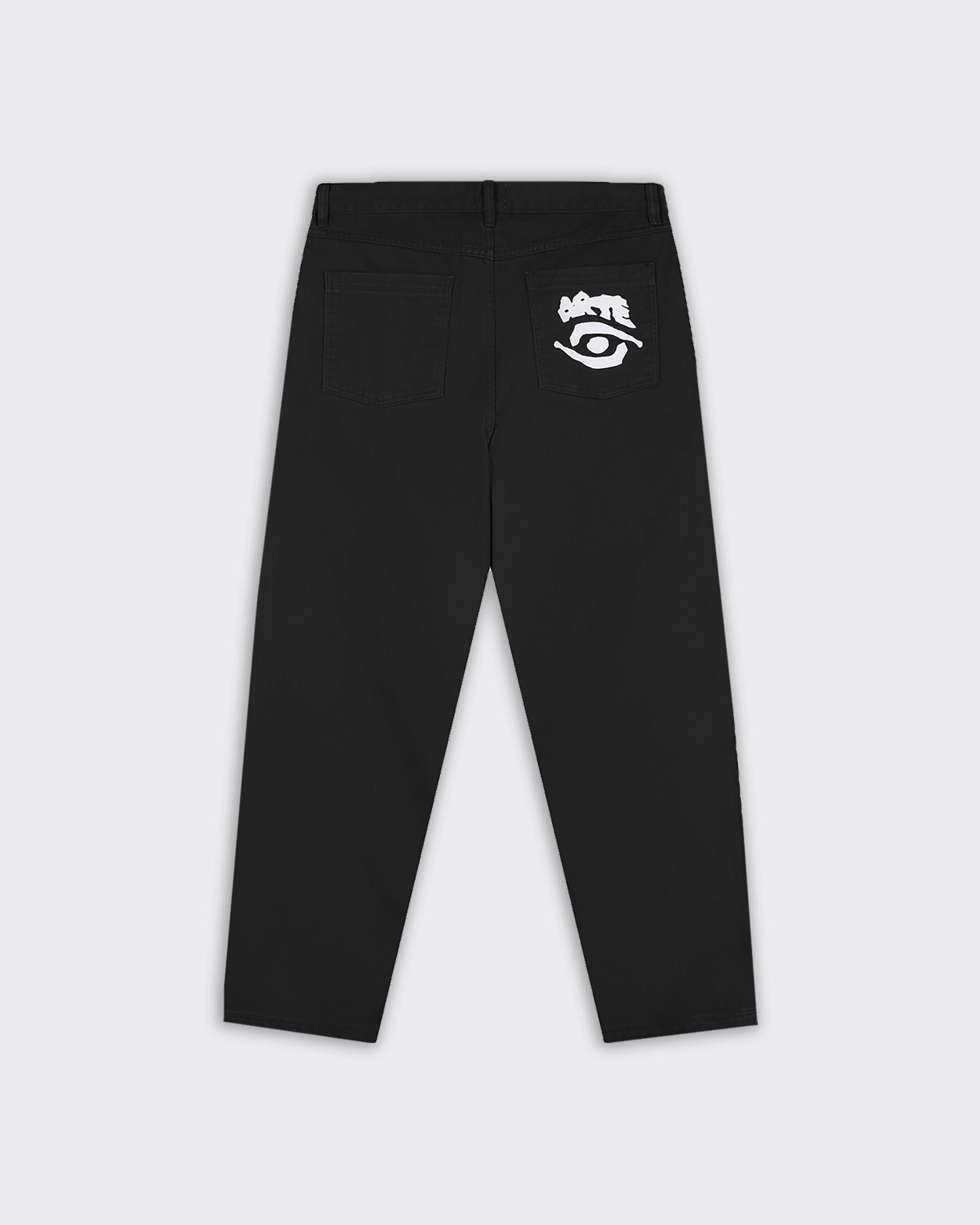 Pantalone Back Pocket Graphic Nero