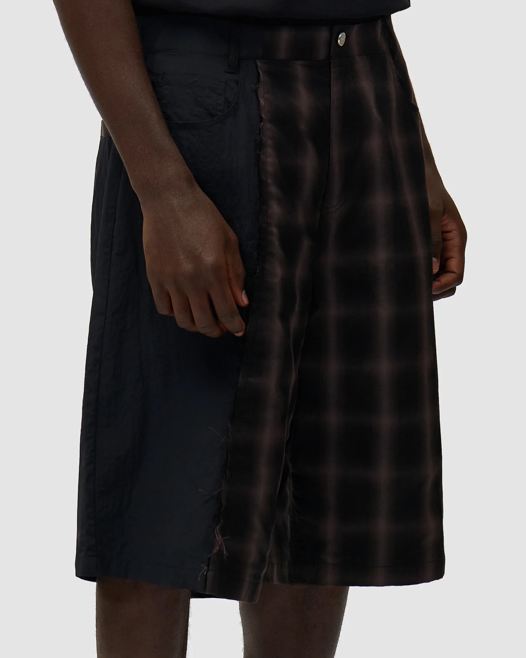 Plaided Check Shorts