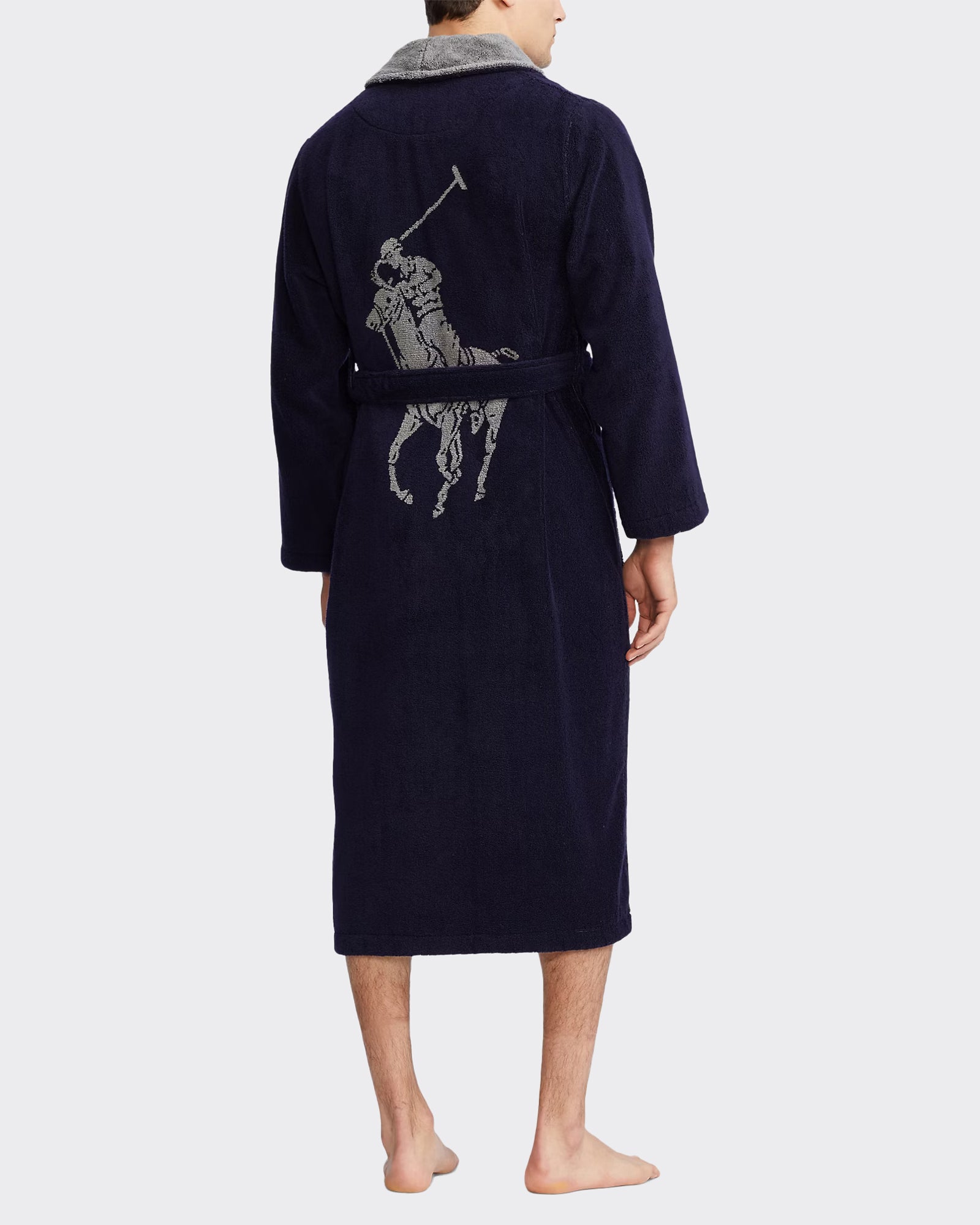 Accappatoio Robe Big Logo Blu