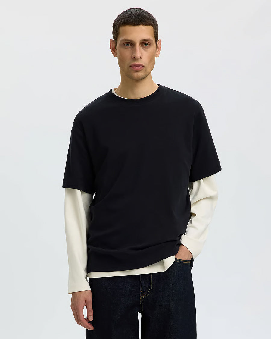 T-Shirt Taj Mid Wgt Nera