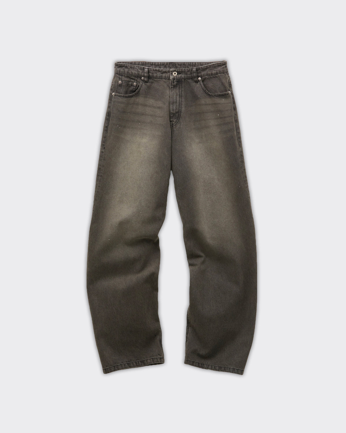 Jeans Back Side Washed Brown