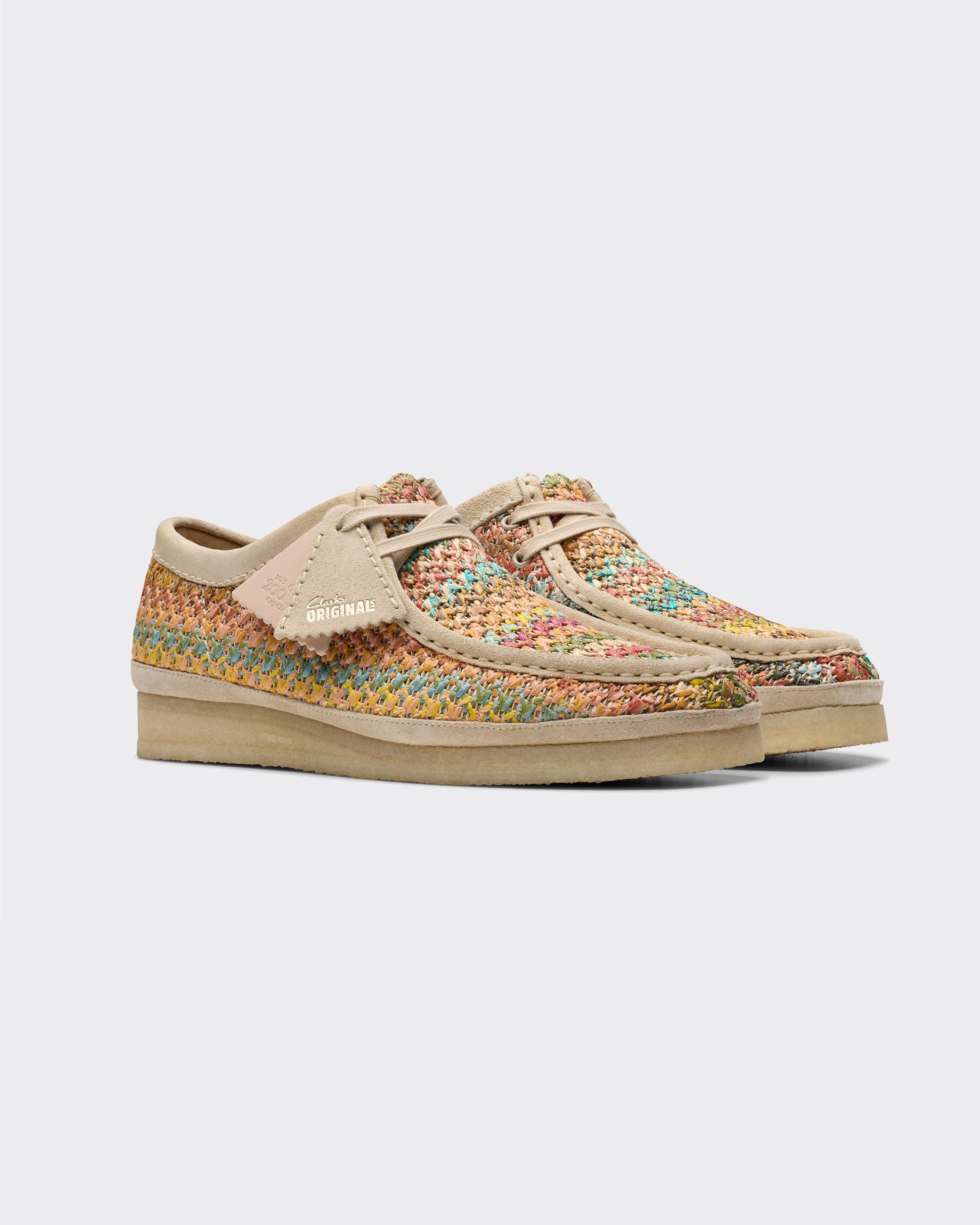 Sneakers Wallabee Raffia Multicolor