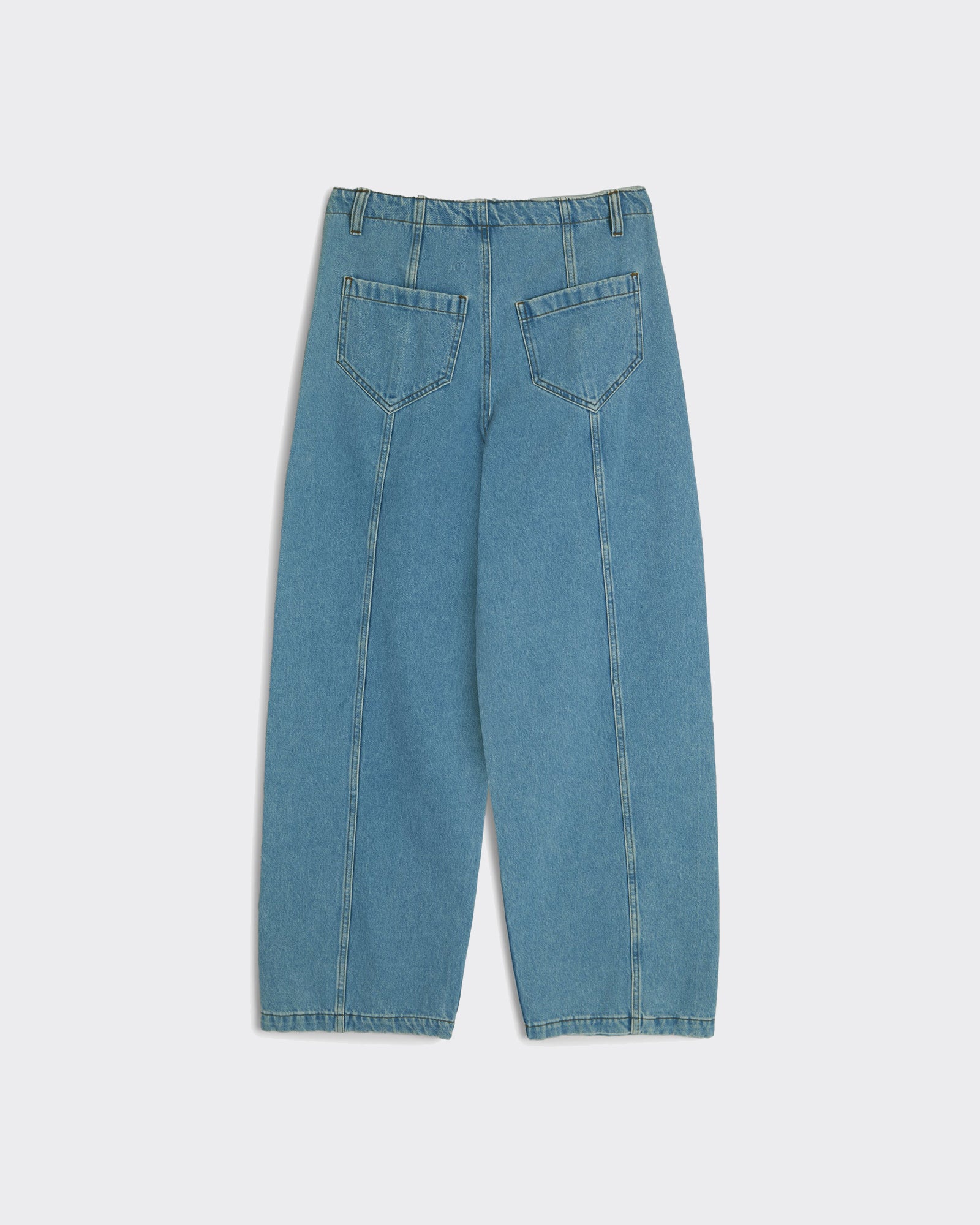 Jeans Displaced Seam Denim Blue