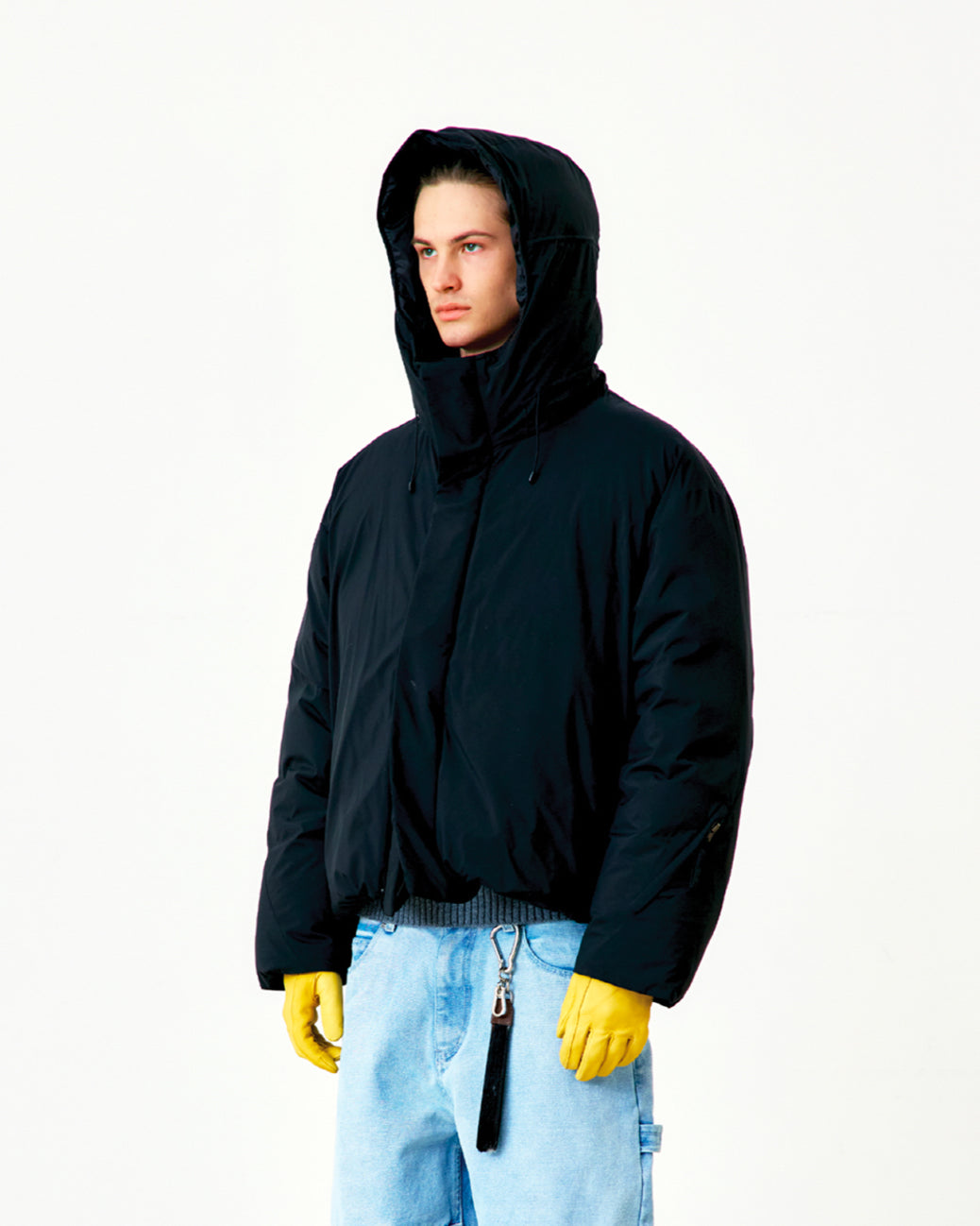 Giacca Water Repellent Goose-Down Nero