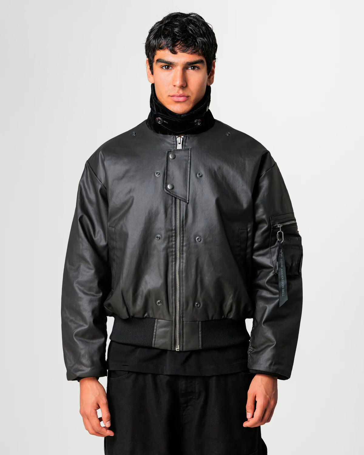 Bomber Cwu-45/P Flight Jacket Alpha x Andersson Bell Nero