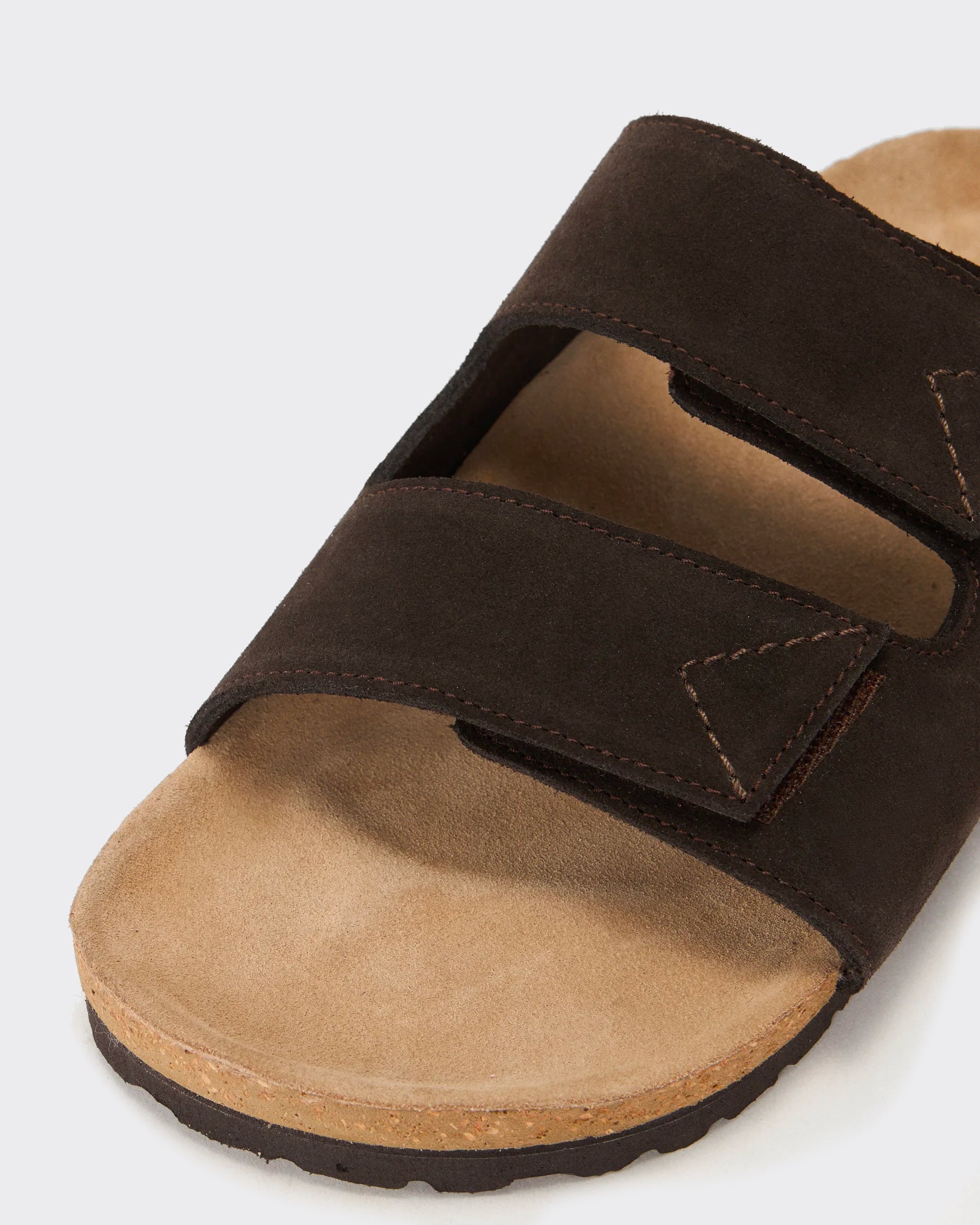 Bastian Suede Strap Demitasse Slide