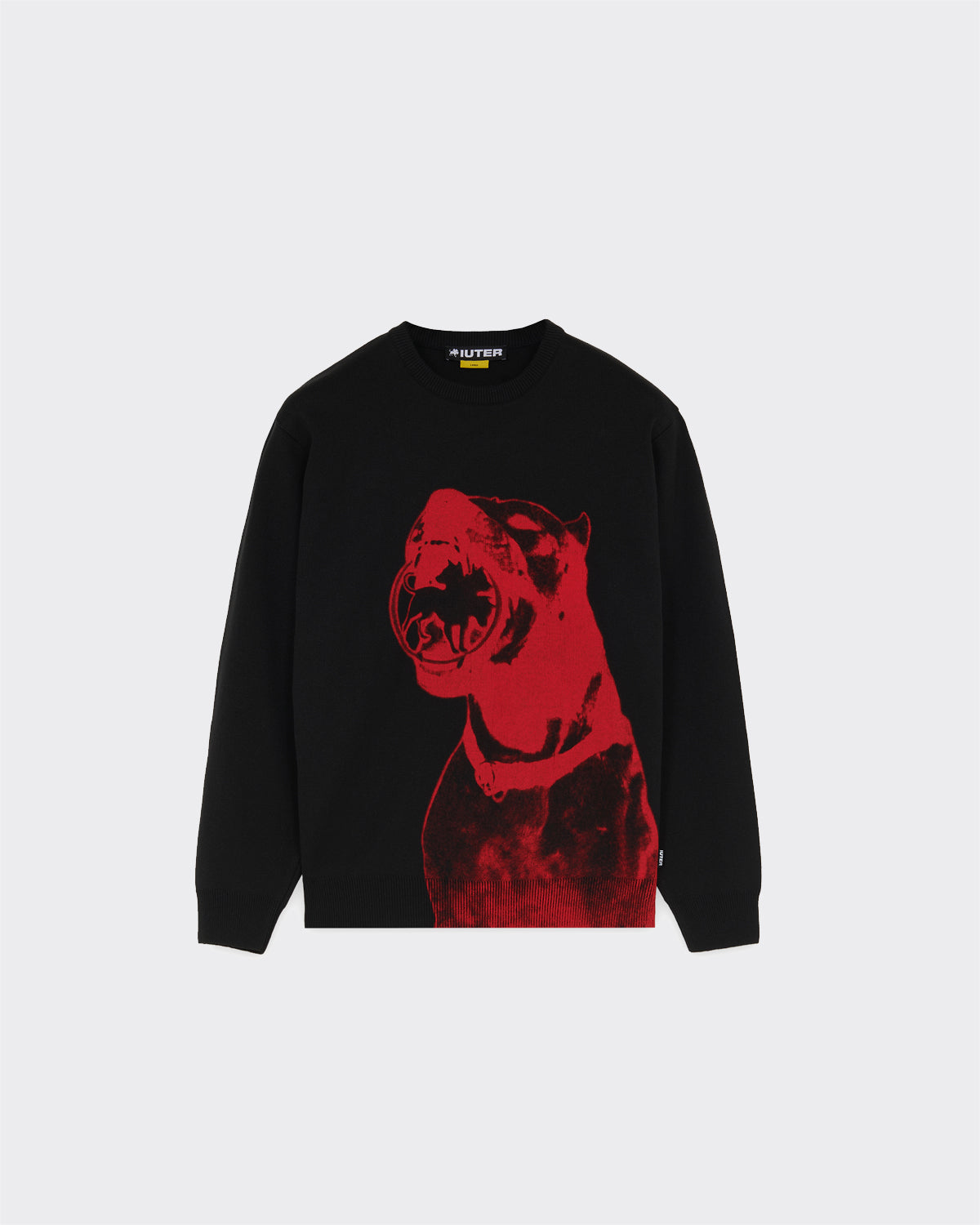 CLUB DOGO Knitted Dogo Breed Sweater Black