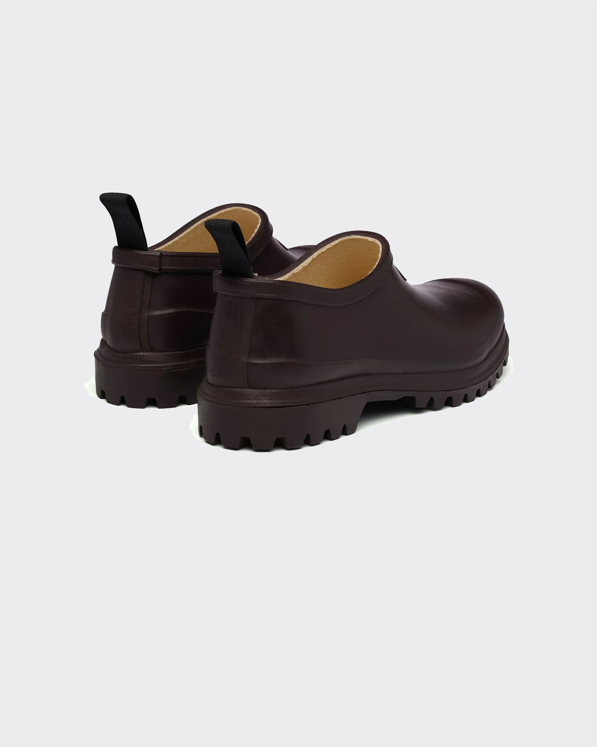 Scarpa Mule Rubber Marrone