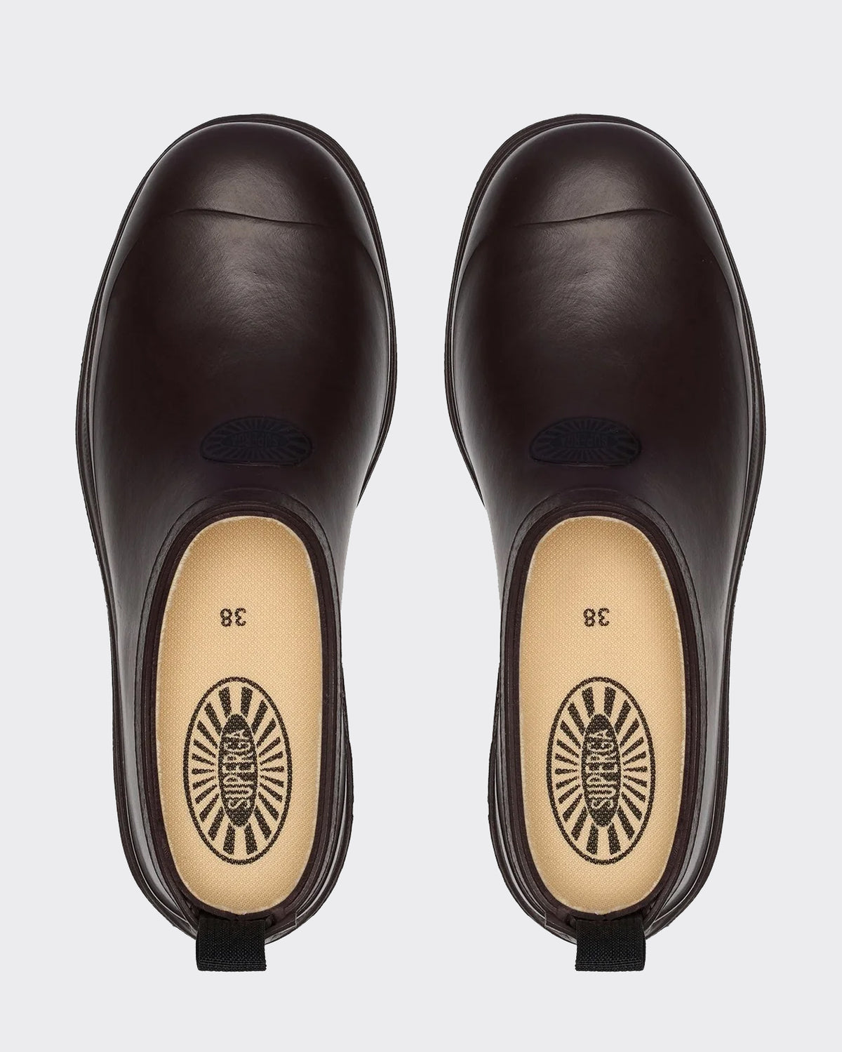 Scarpa Mule Rubber Marrone