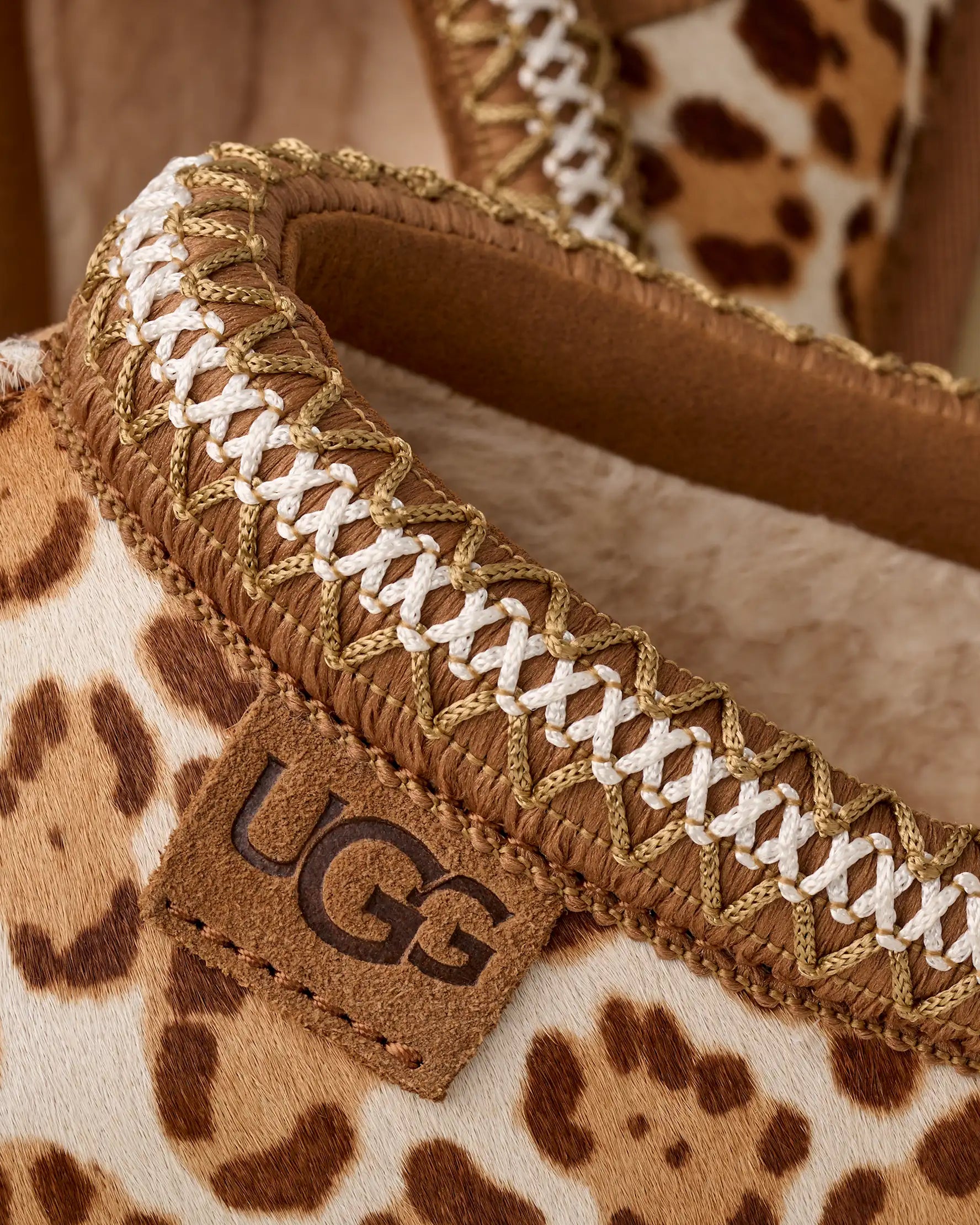 Ciabatta W Tazz Plains Felicity Leopard Jasmine