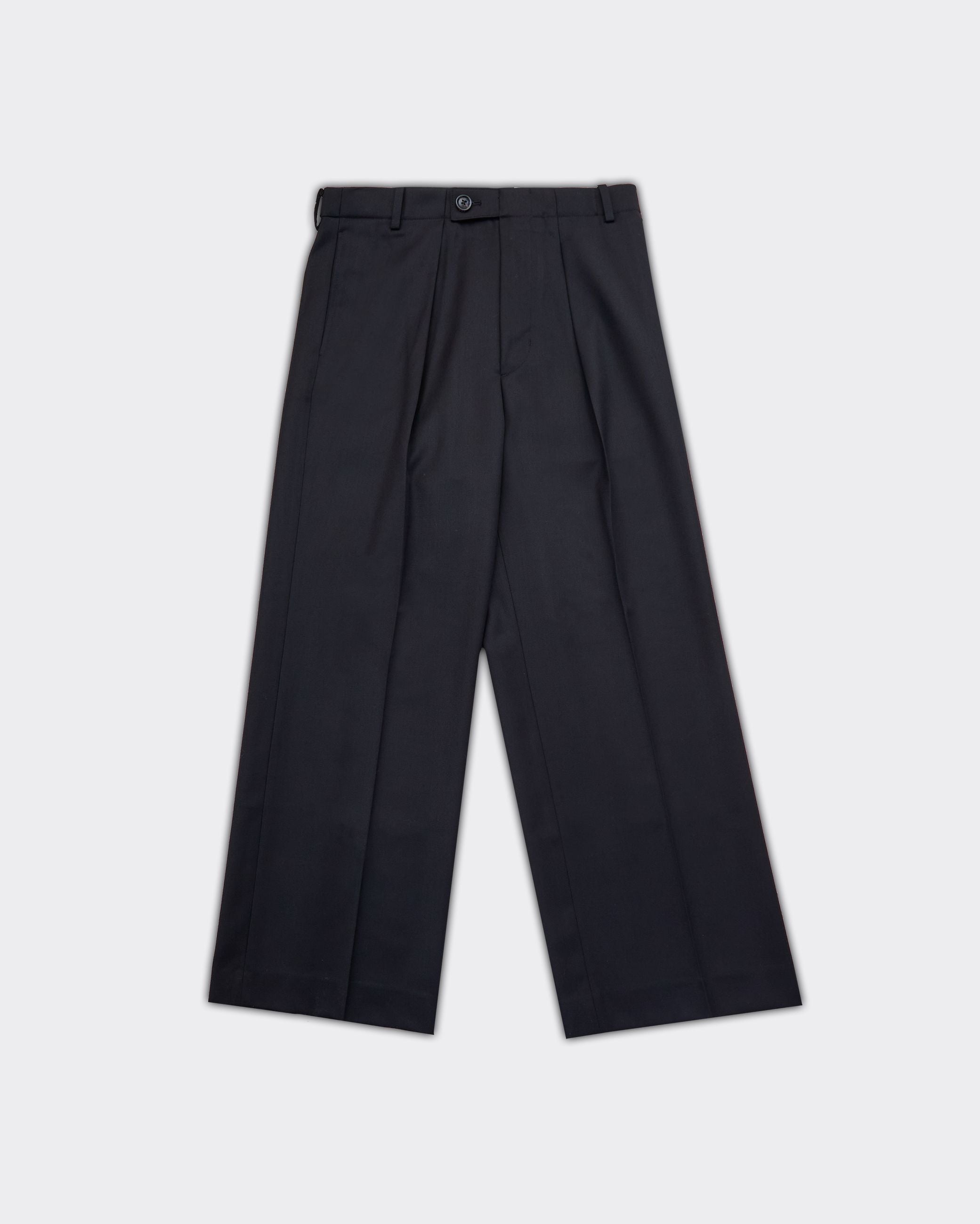 Pantalone Tailored Wool Twill Nero