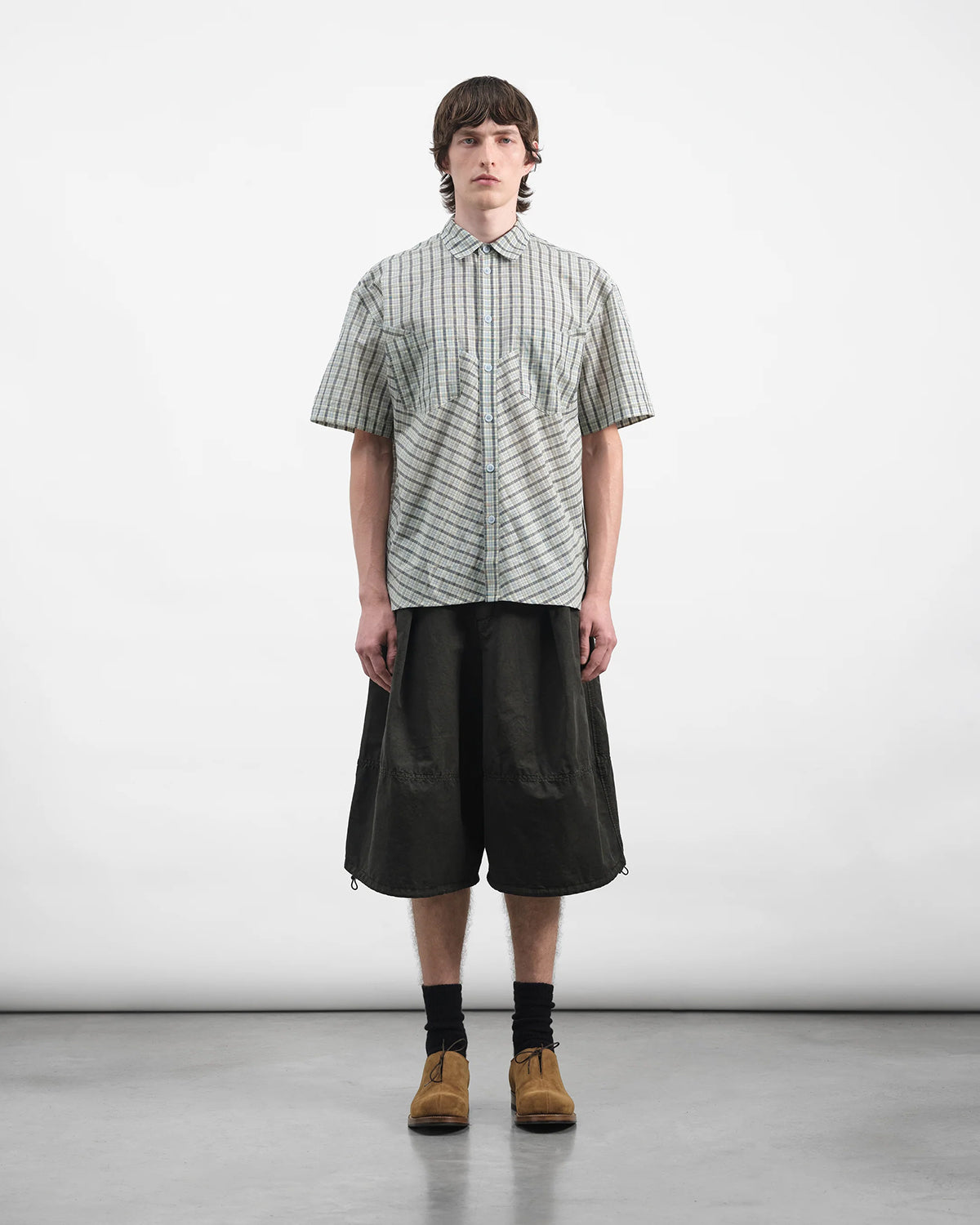 Short Salba Green