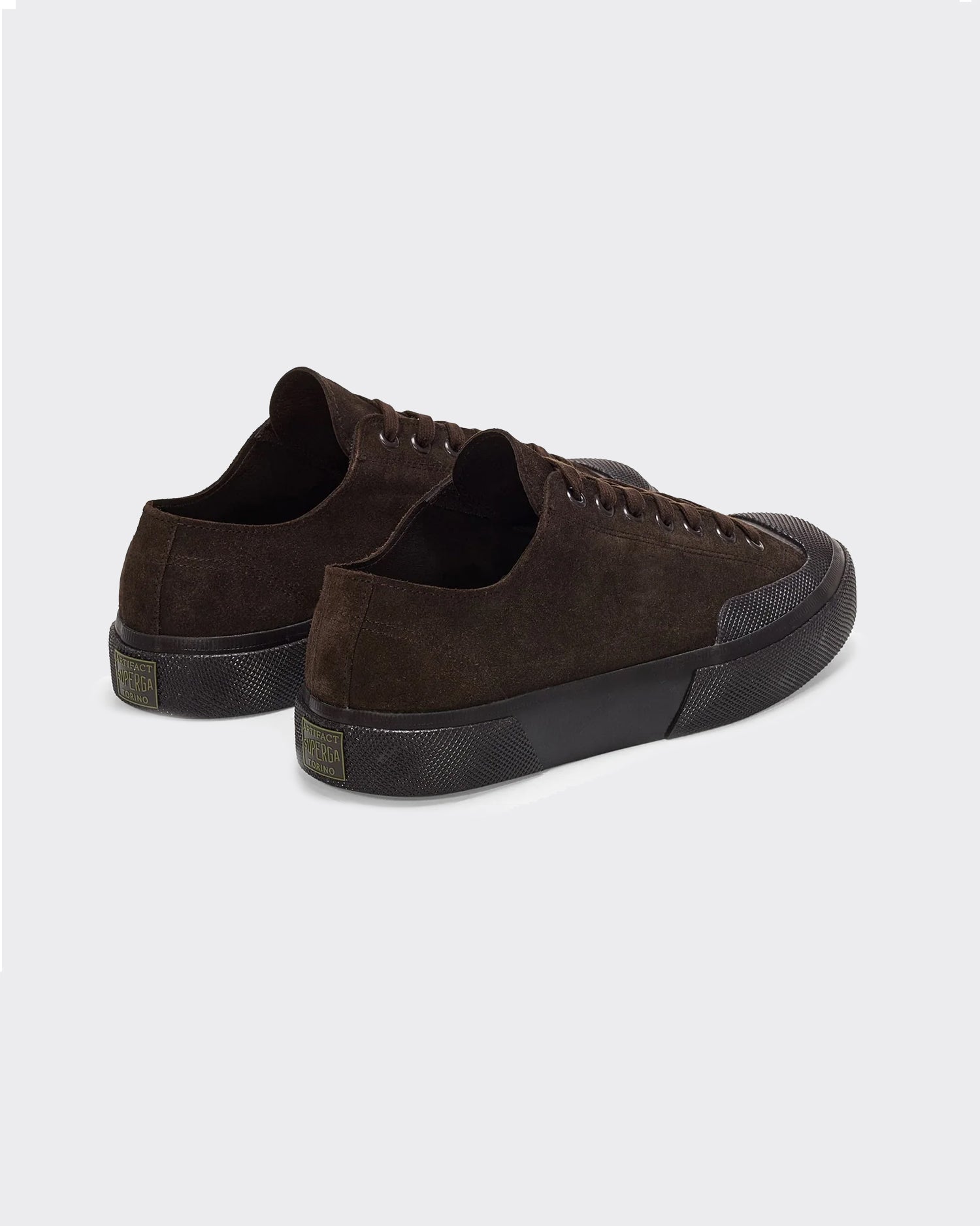 Sneakers 2432 Works Suede Flesh Out Brown Coffee