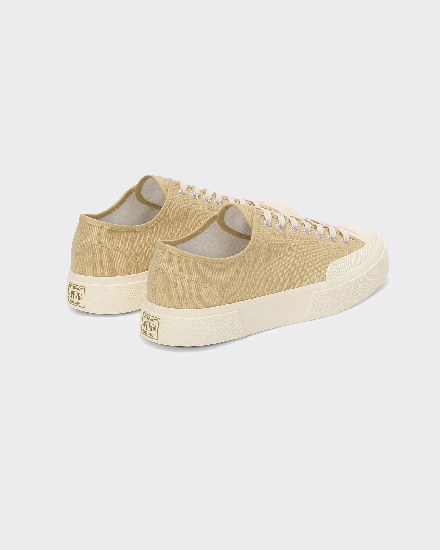 Sneakers 2432 Works Low Cut Beige/Off-White