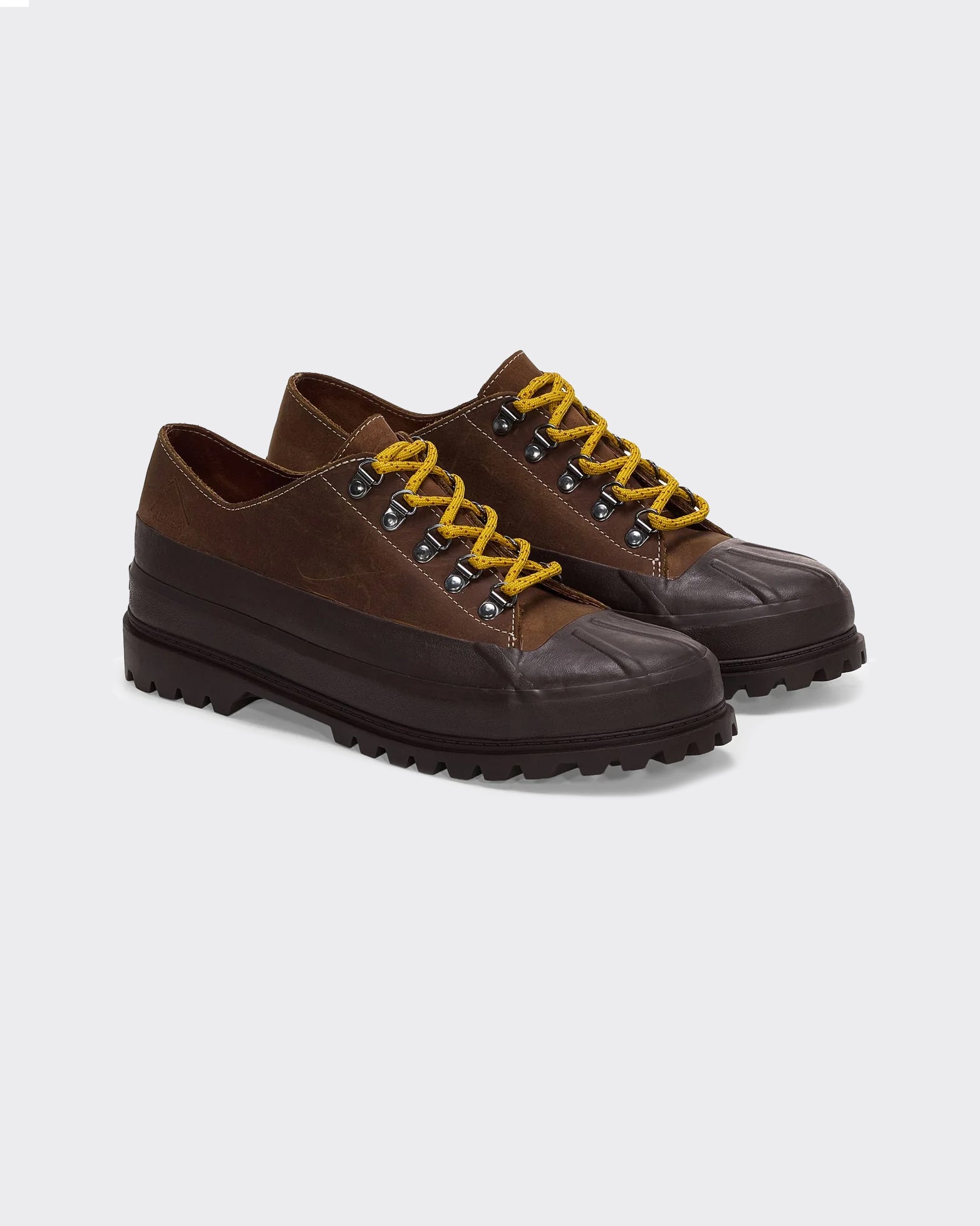 Sneakers 3345 Alpina Duck Crazy Horse Low Cut Brown Horse/Black