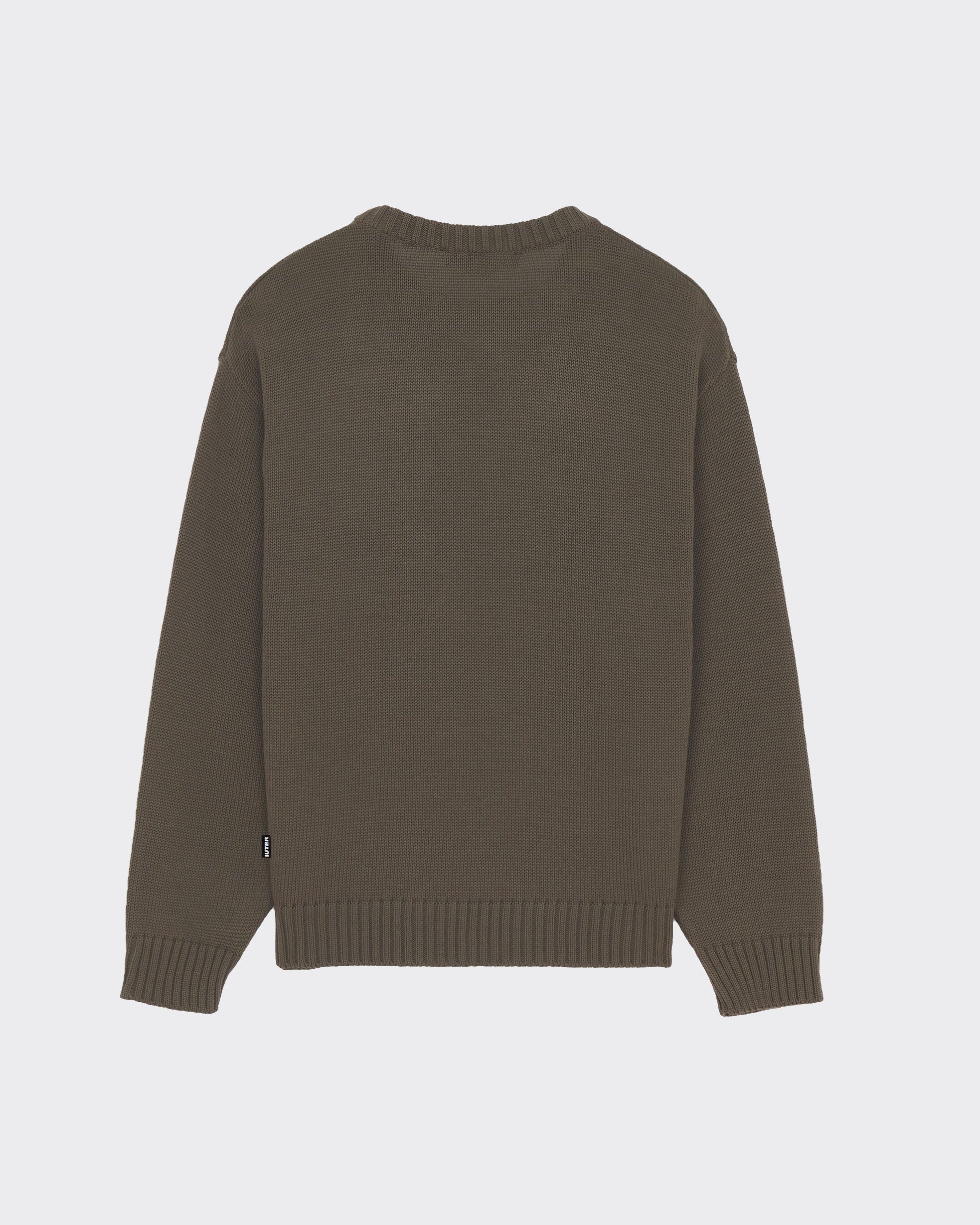 Maglione Knit Links Logo Marrone