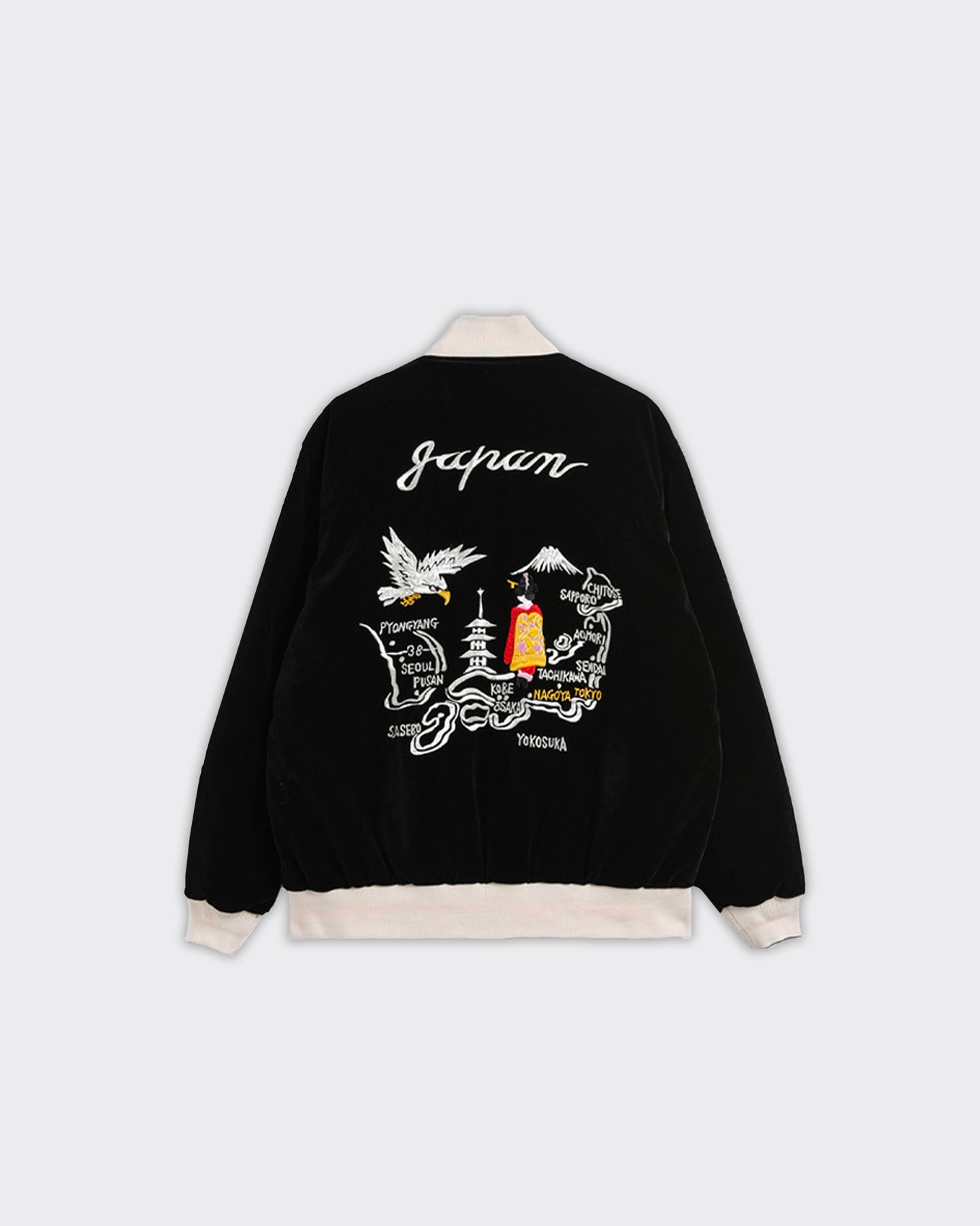 Bomber Varsity Reversible Skajan Black/Navy