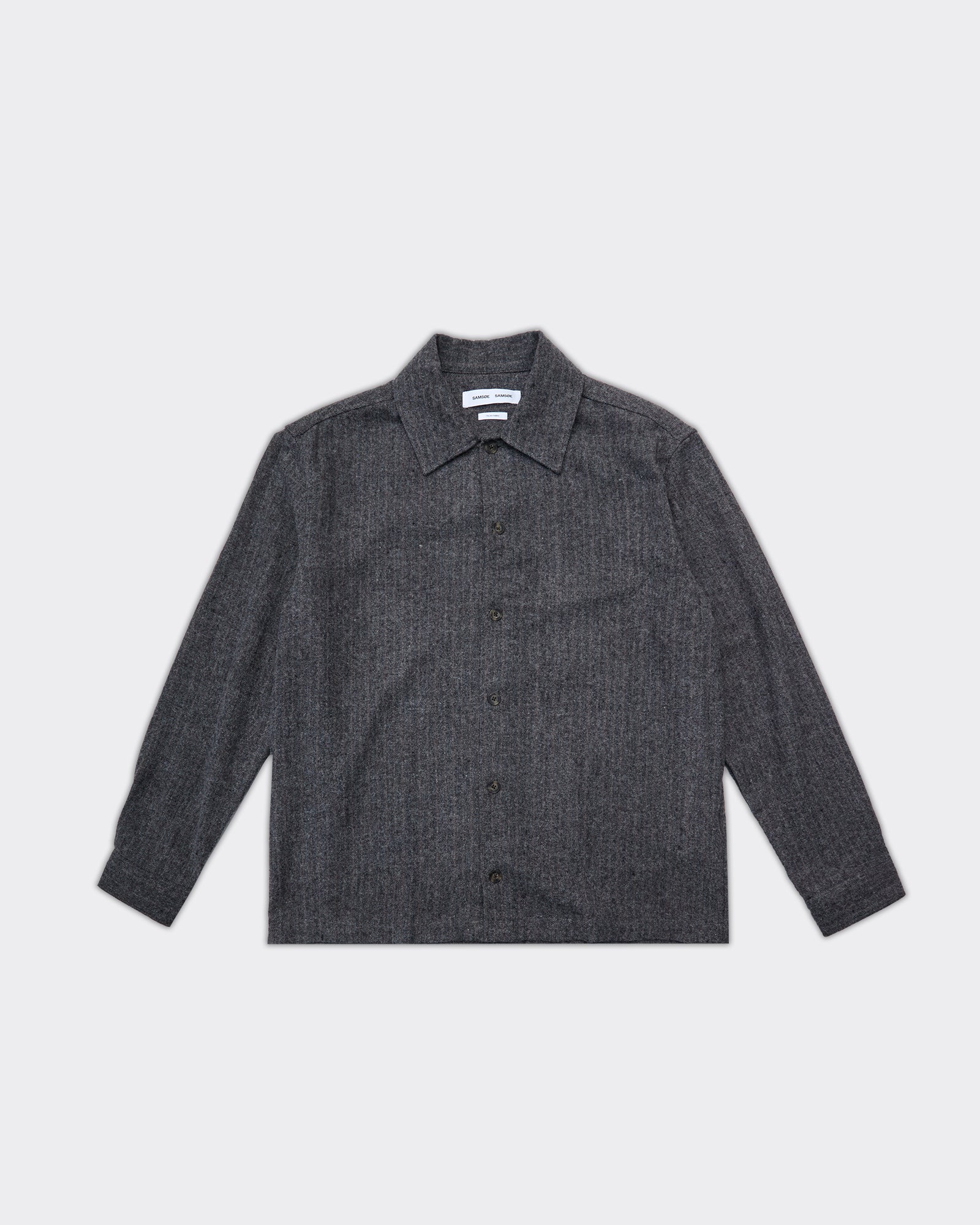 Overshirt Sacastor Grey Herringbone
