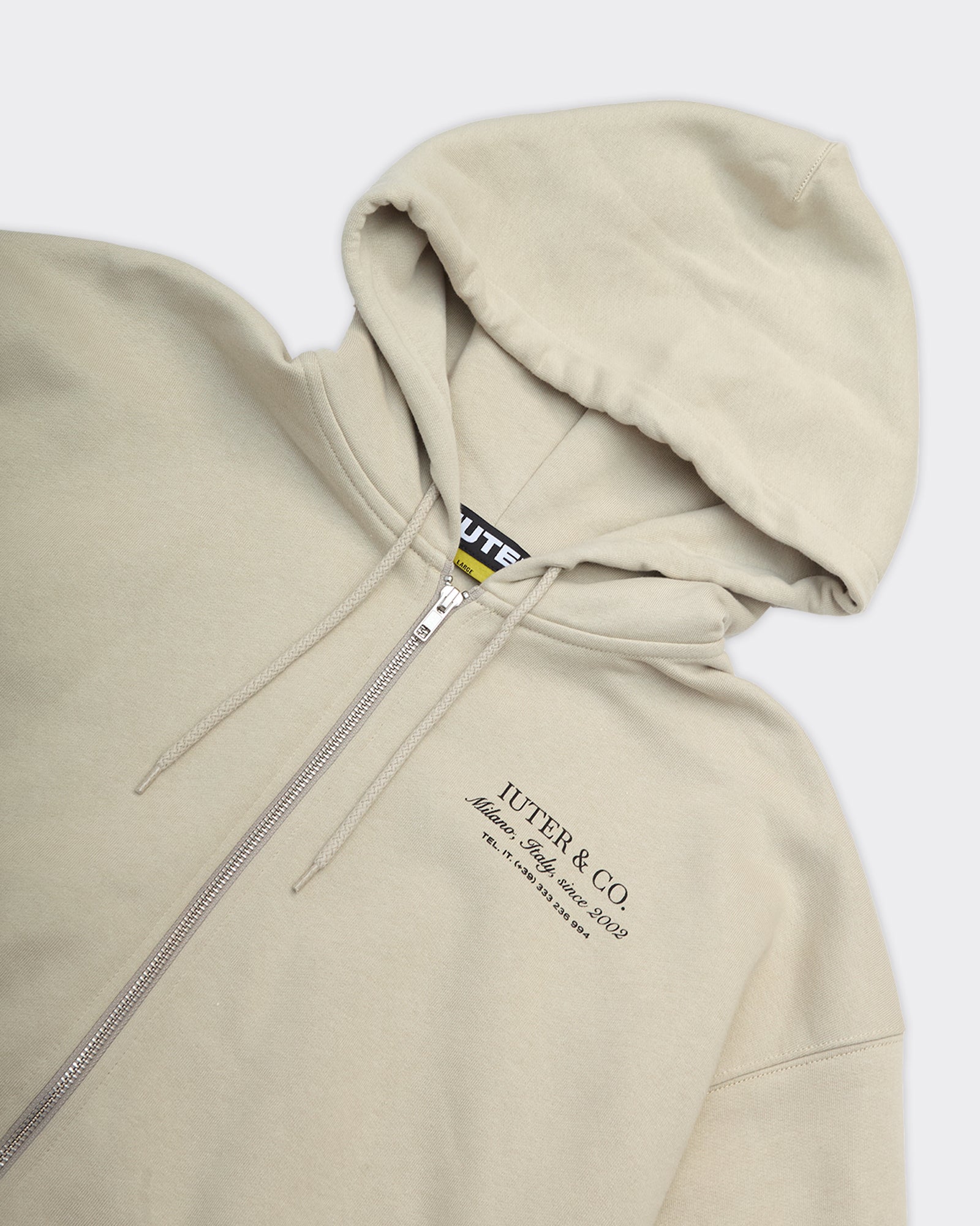 Felpa Con Cappuccio Cuts Zip Ice
