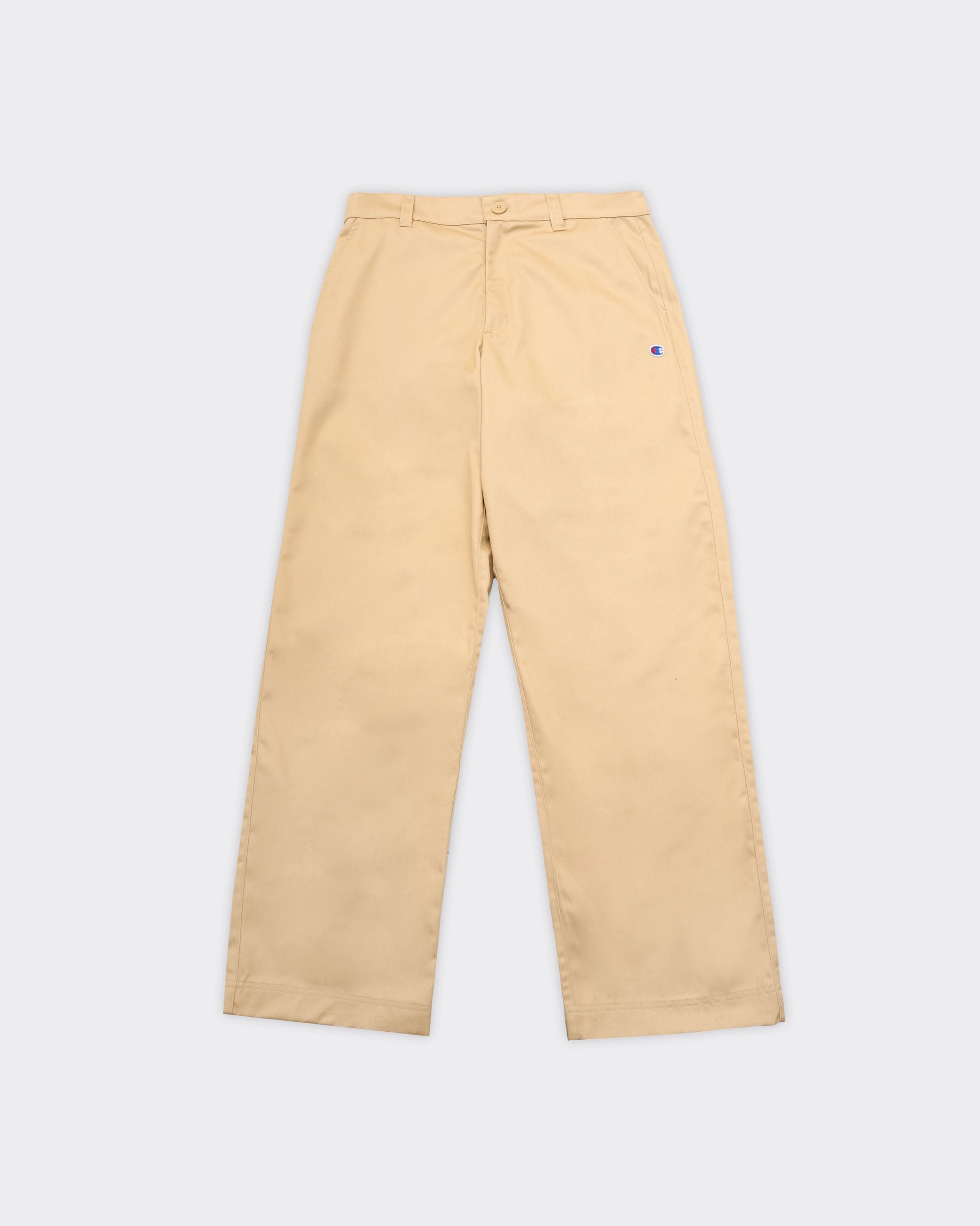 Pantalone Straight Hem Beige