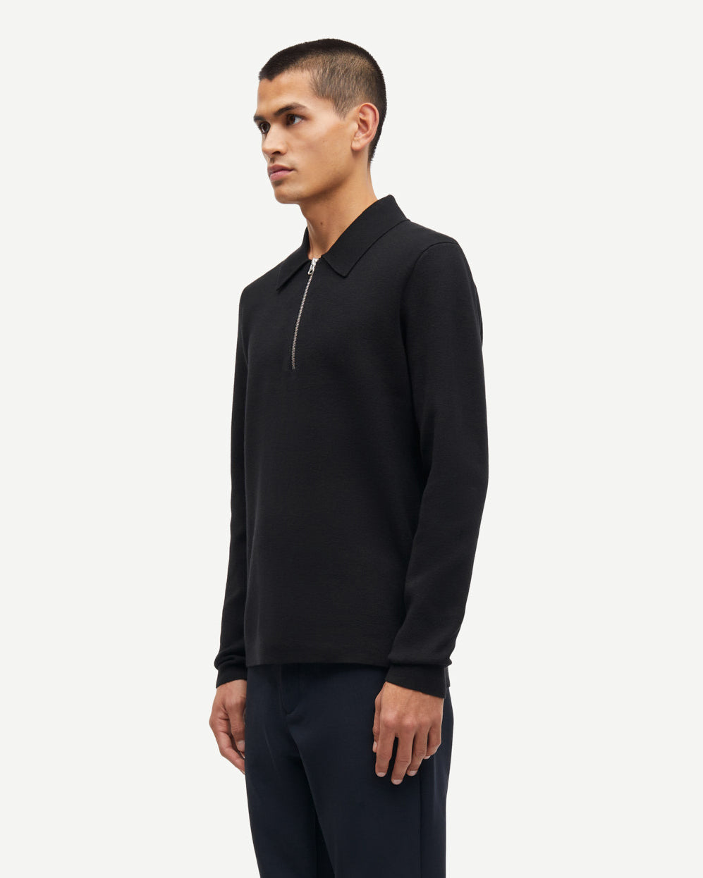 Polo Guna Half Zip Nera