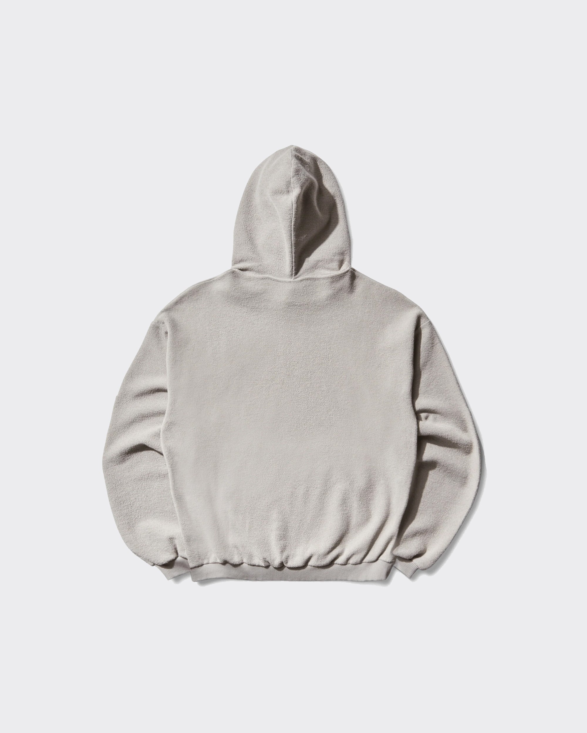 Felpa Con Cappuccio Lasered Masked Light Grey