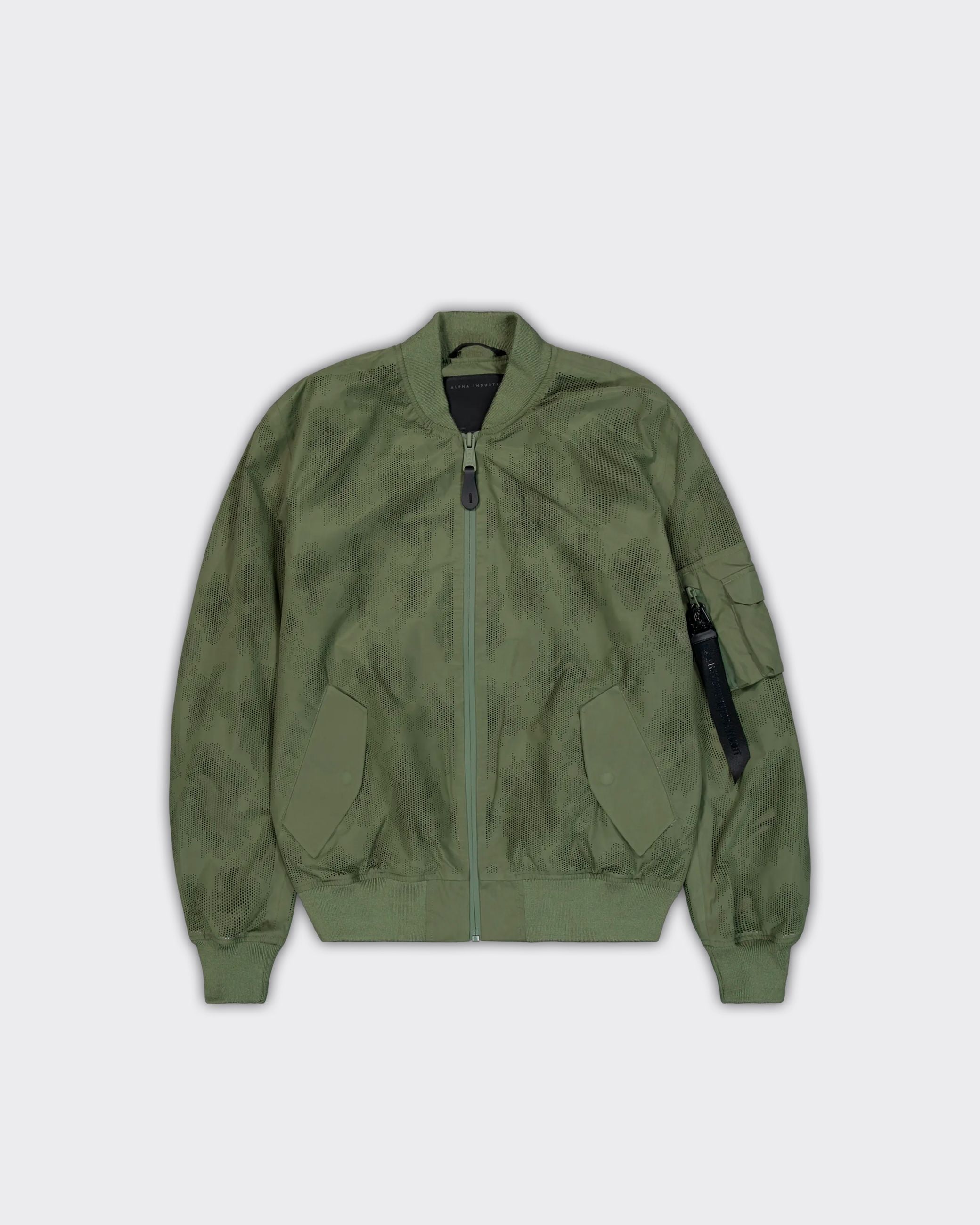 Giacca Bomber L-2B Laser Cut Sage Green