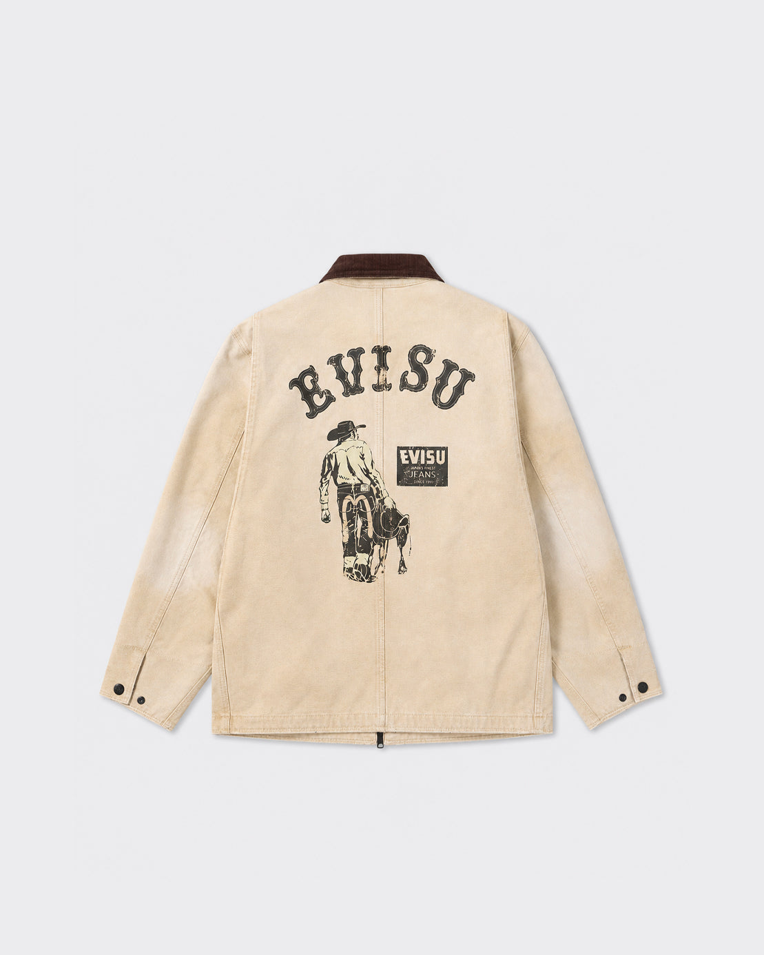 Giacca Canvas Vintage Coverall Beige