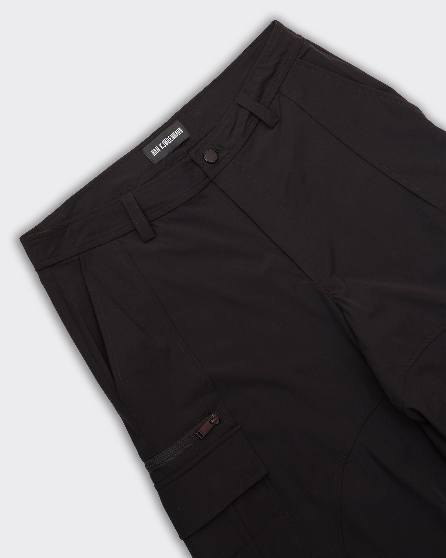 Cargo Technical Washed Trousers Black