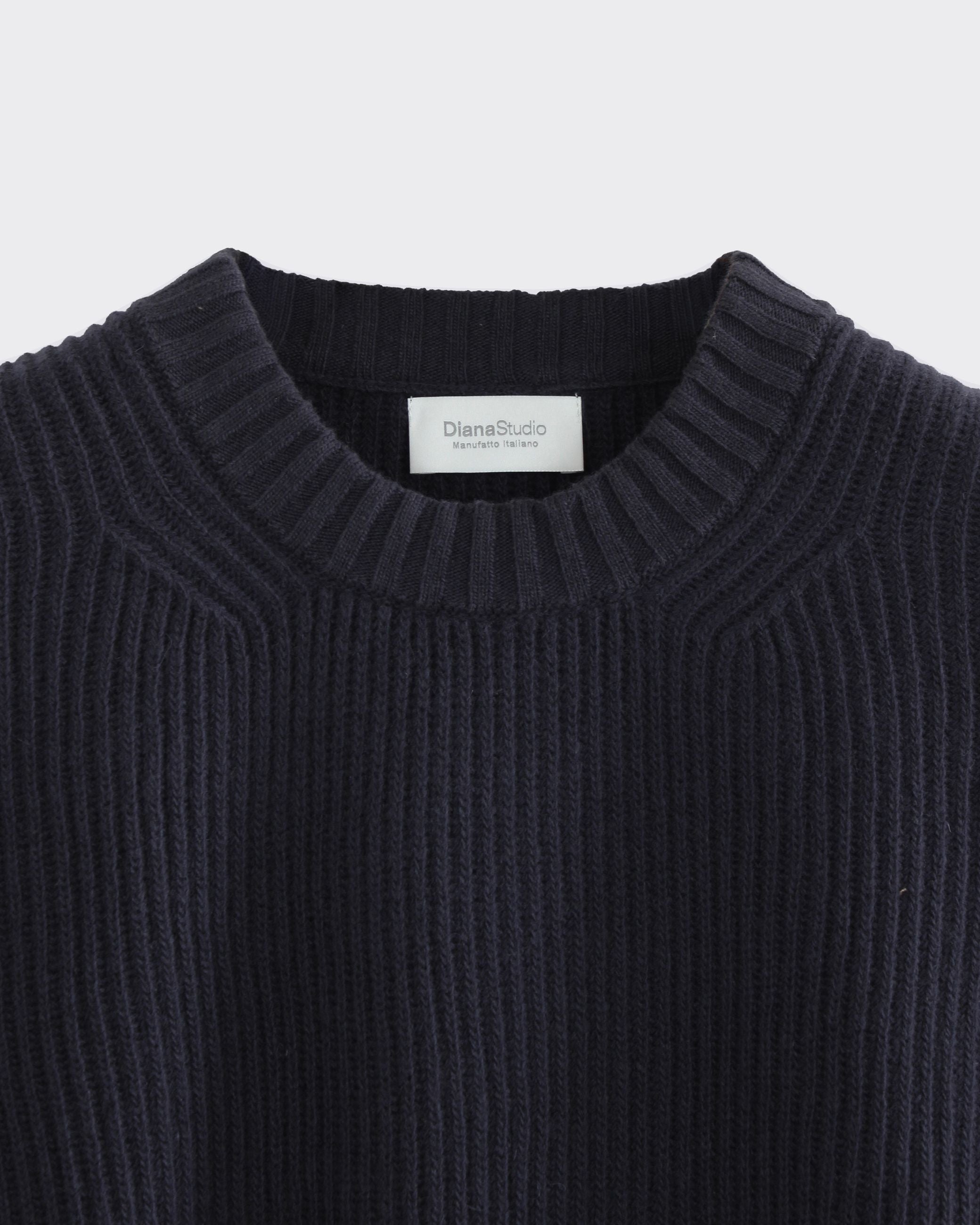 Crewneck Supersoft Blu Navy