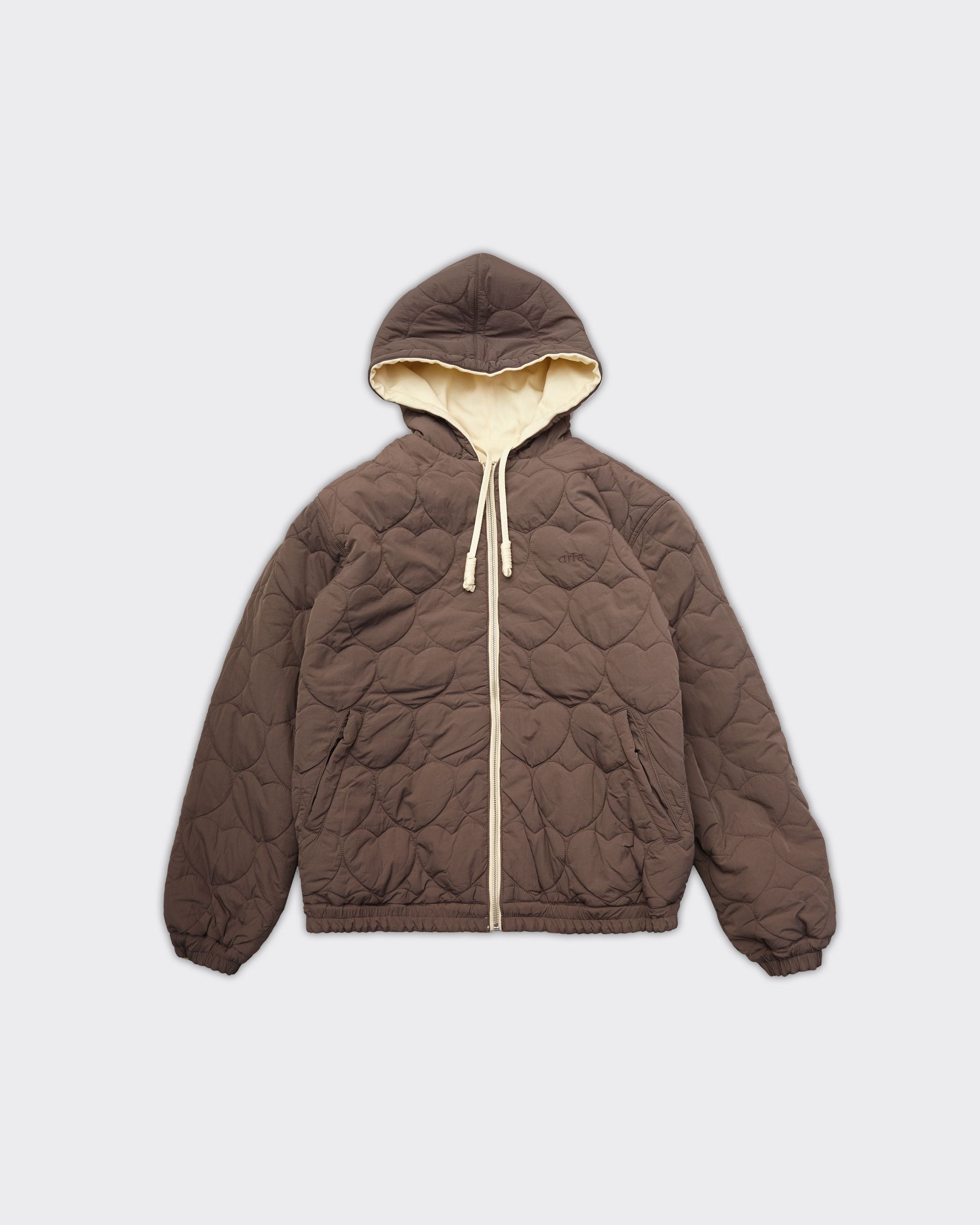 Hooded Reversible Cream Jacket