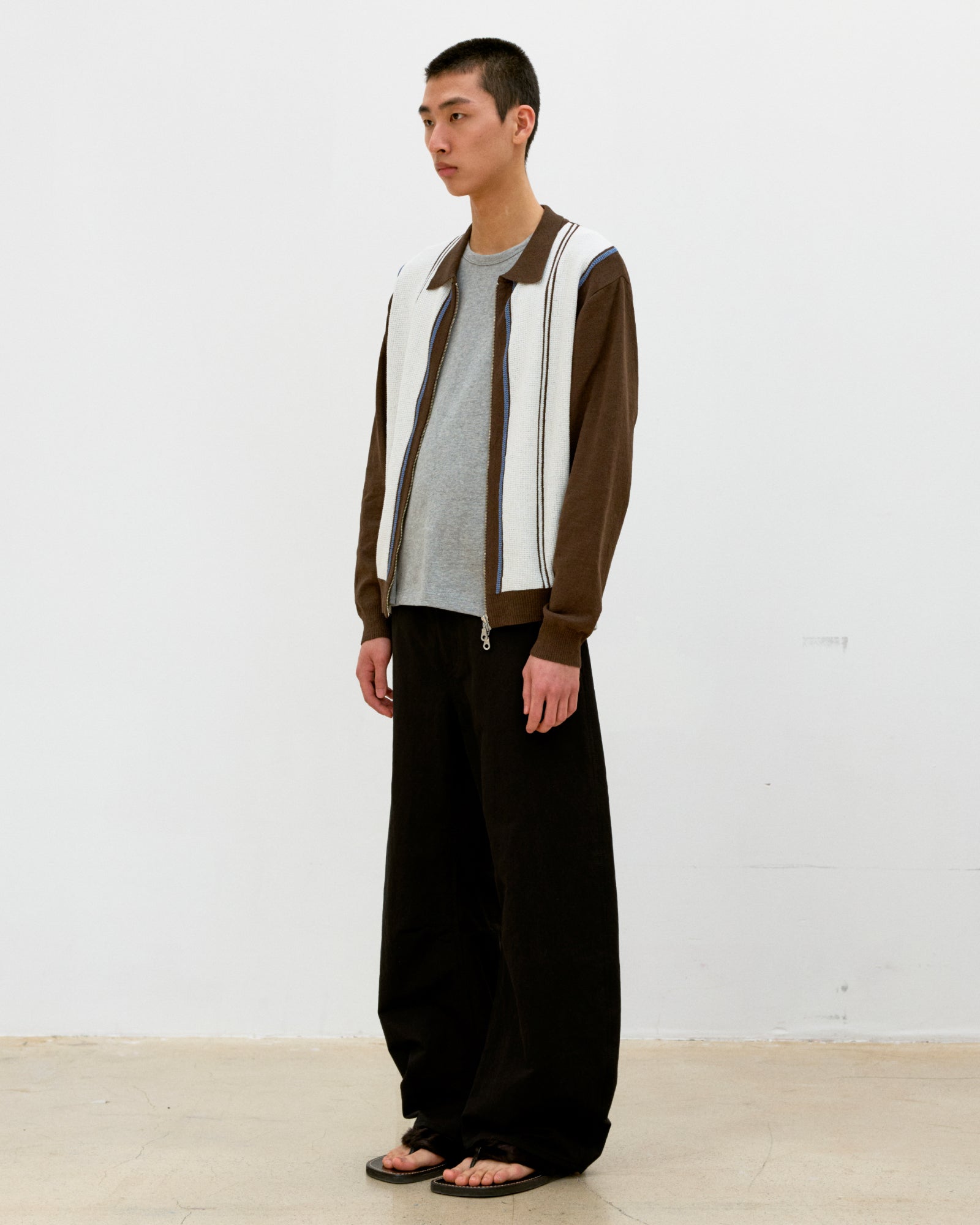 Pantalone Deep Curved Cotton Blend Nero