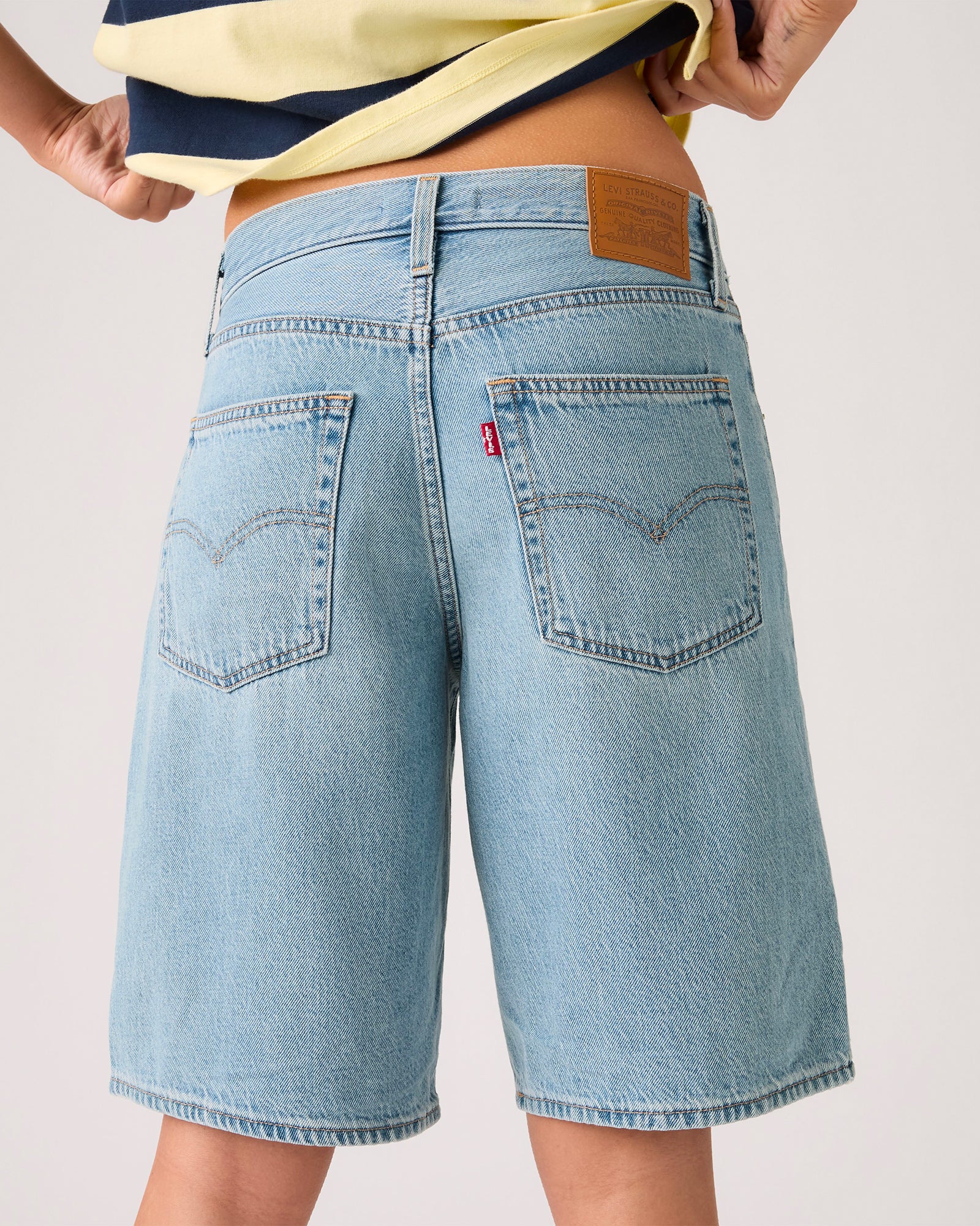 Shorts Baggy Dad Med Indigo