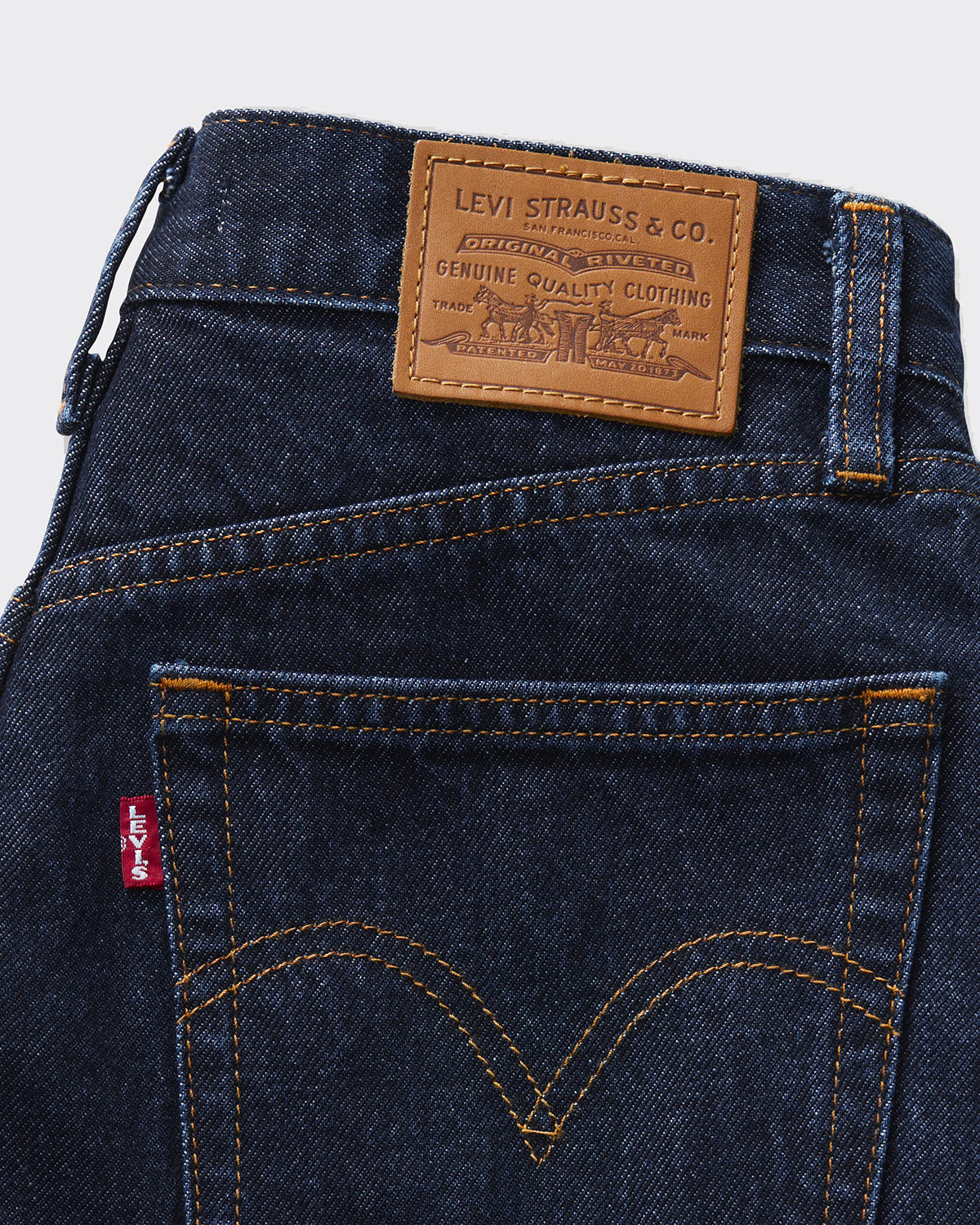 Shorts High Baggy Dark Indigo
