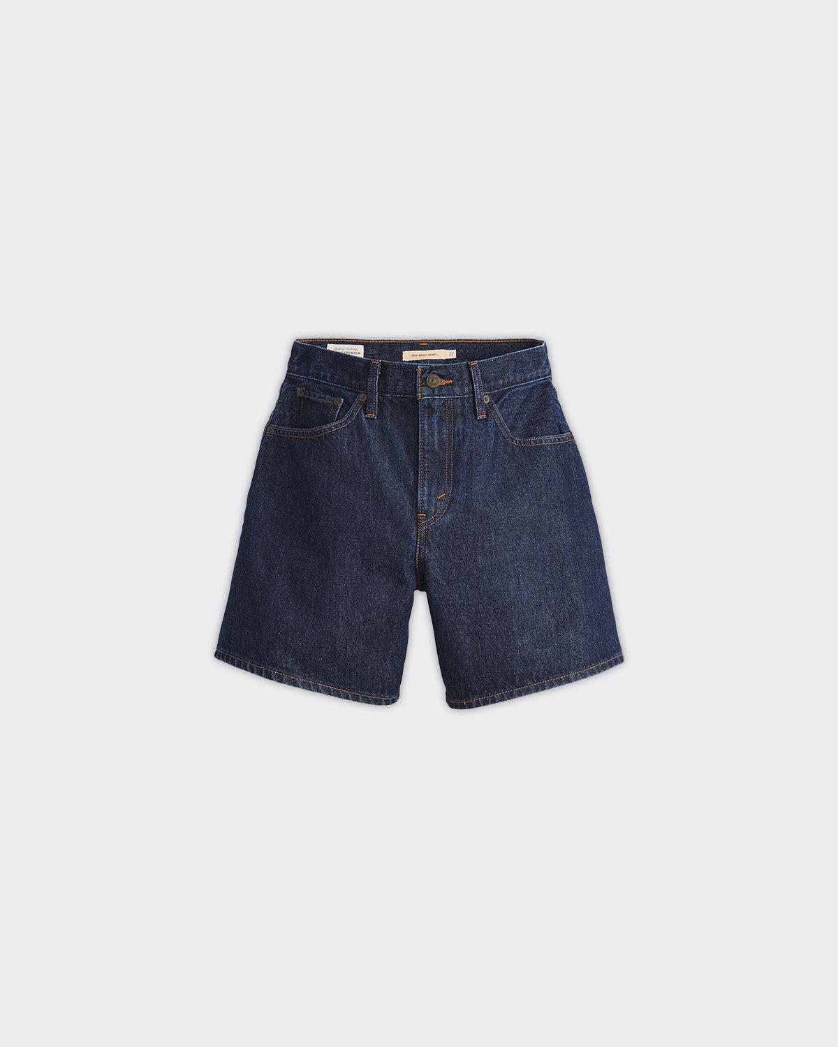Shorts High Baggy Dark Indigo