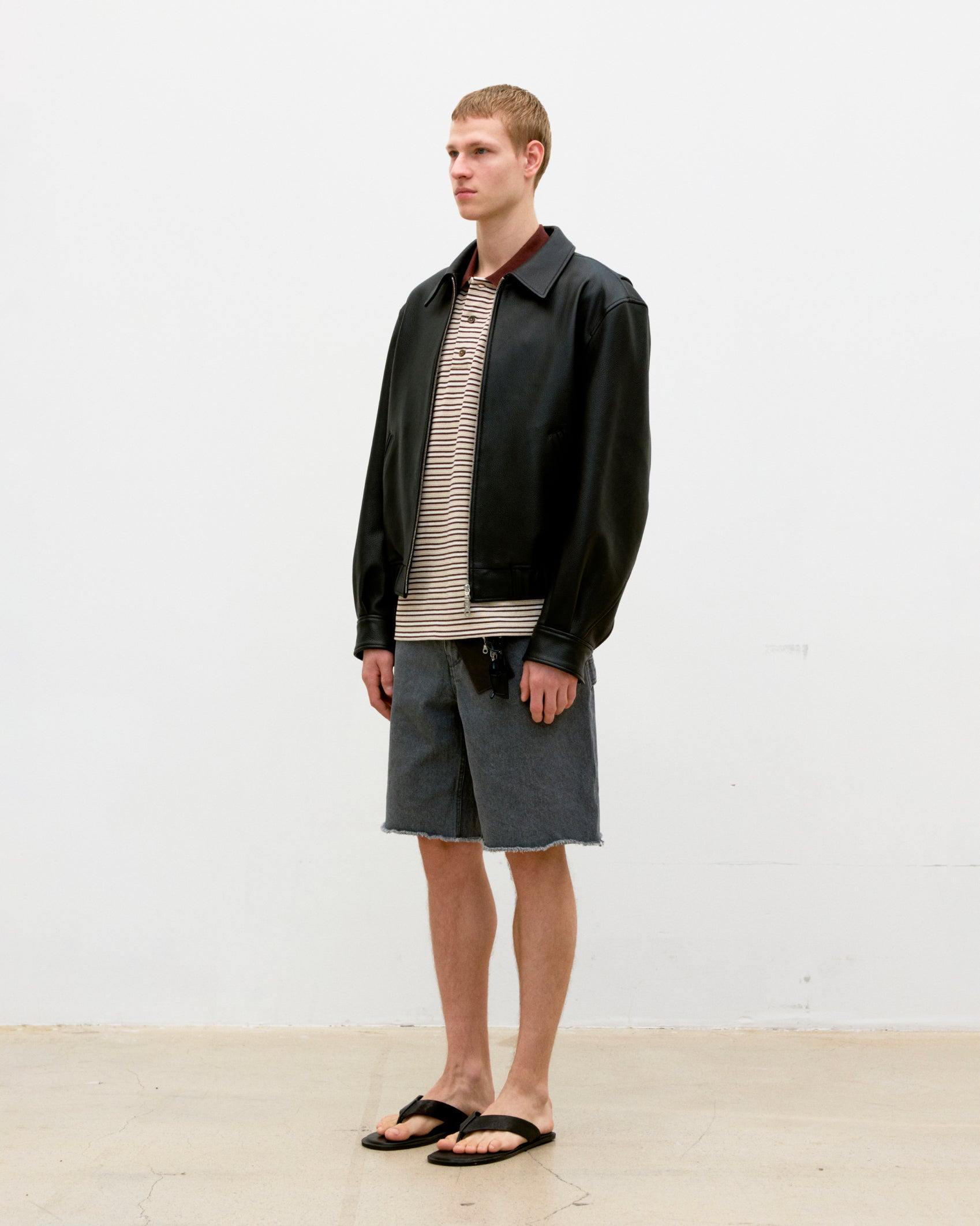 Giacca Blouson Goatskin Nera