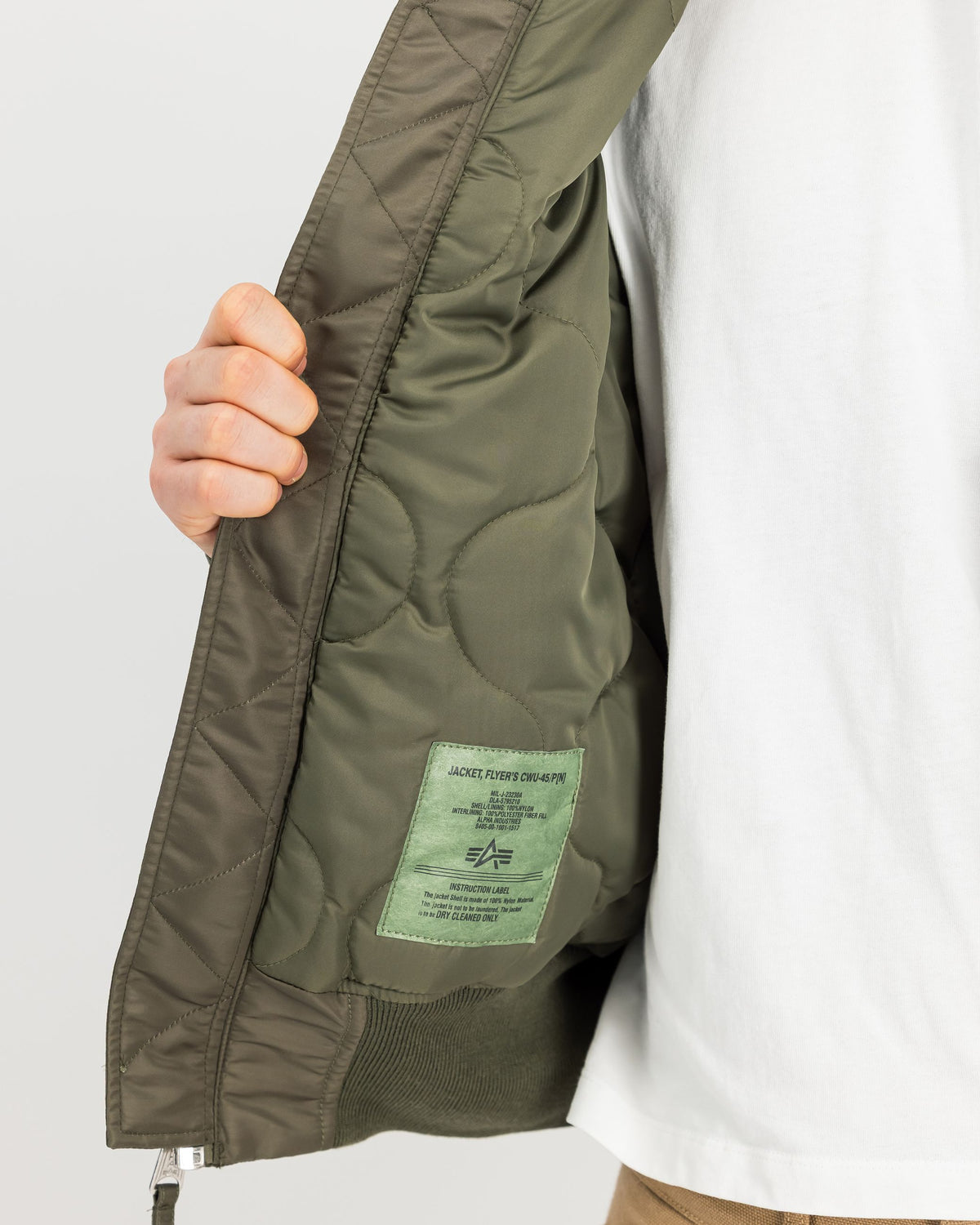 Bomber CWU 45 Sage Green