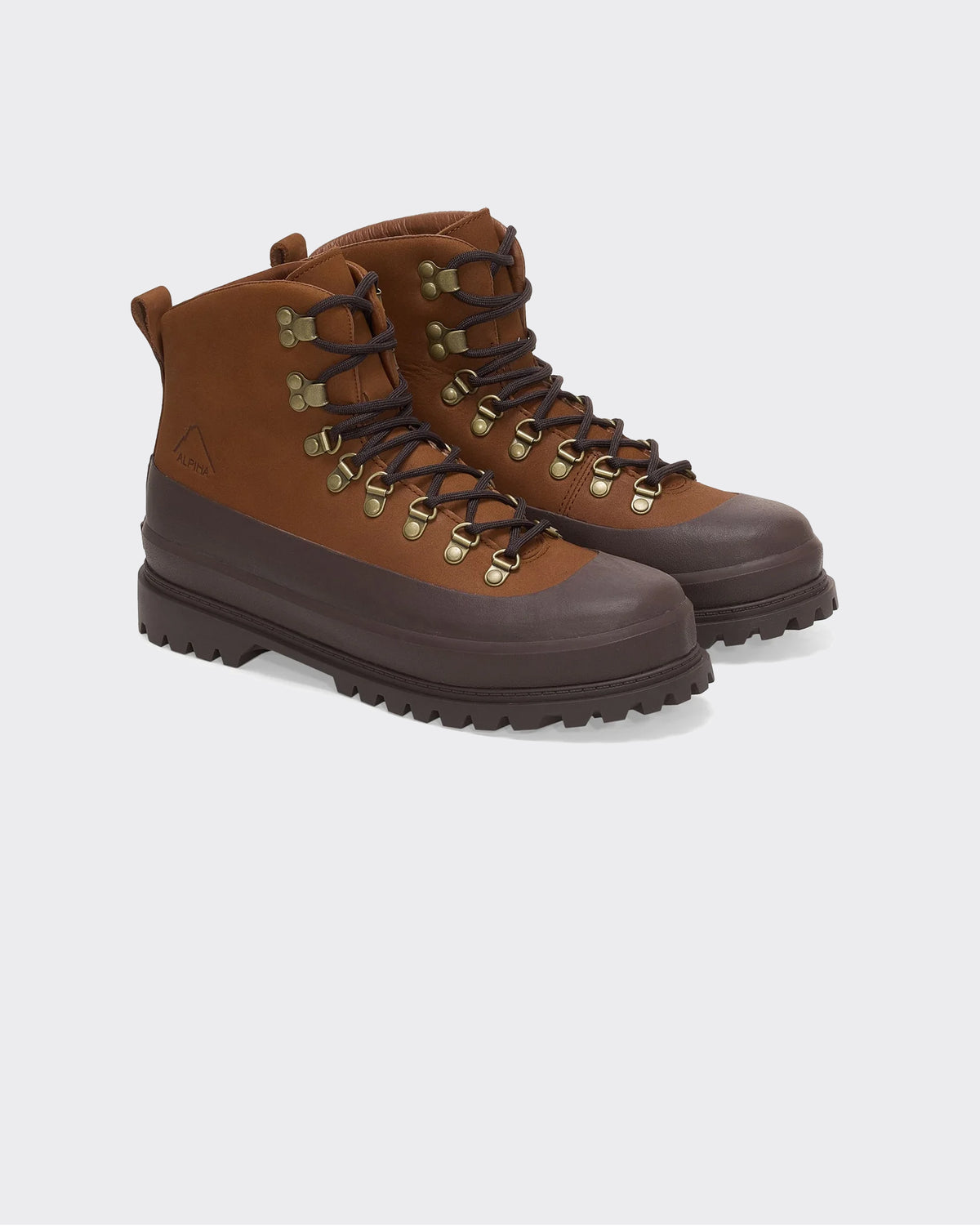 Sneakers 3346 Alpina Pedula Nubuck Brown Caramel/Dark Brown