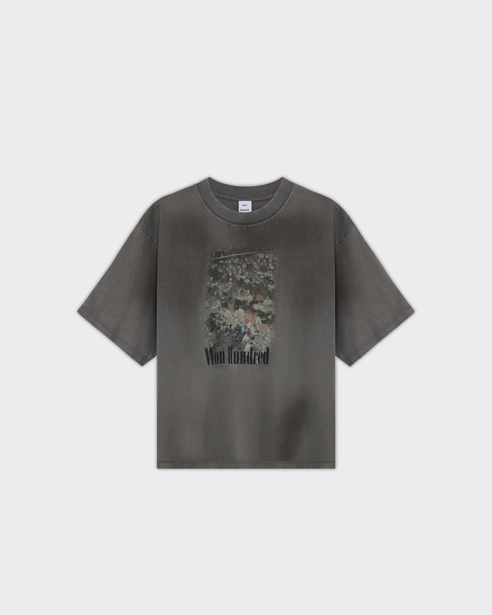 T-Shirt Houston Casino Washed Steel Grey