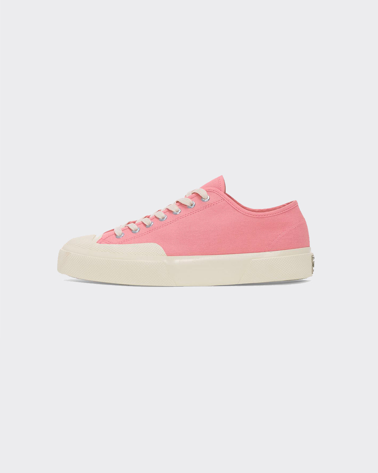 Sneakers 2432 Works Low Cut Cotton Canvas Pink/Off White