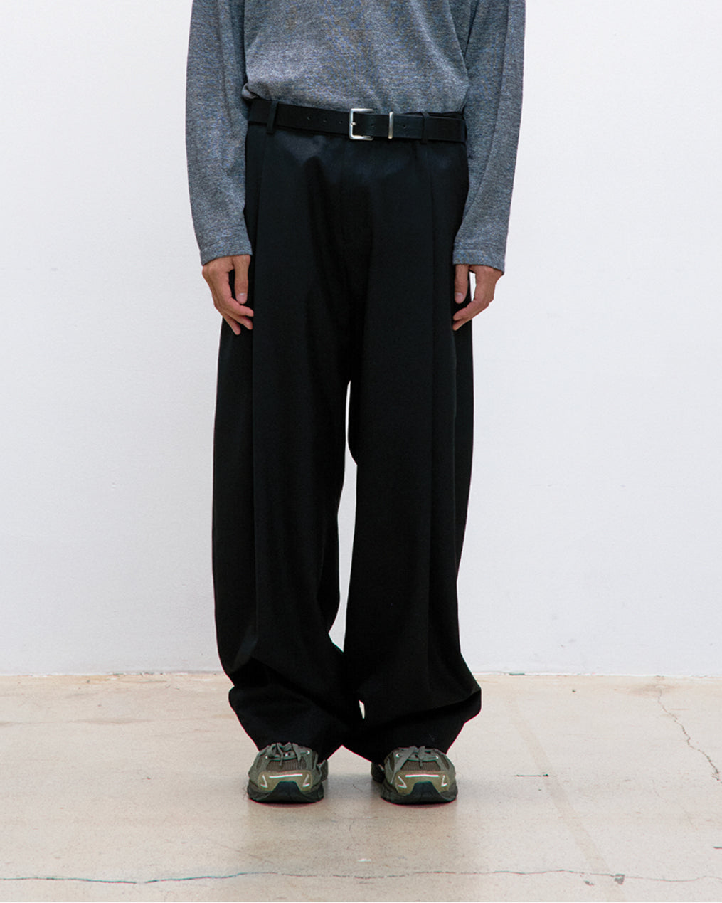 Pantalone Essential Wool Nero