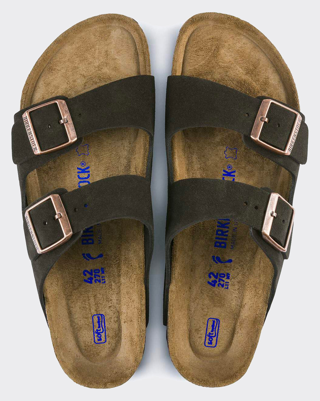 Ciabatta Arizona Suede Leather Mocca